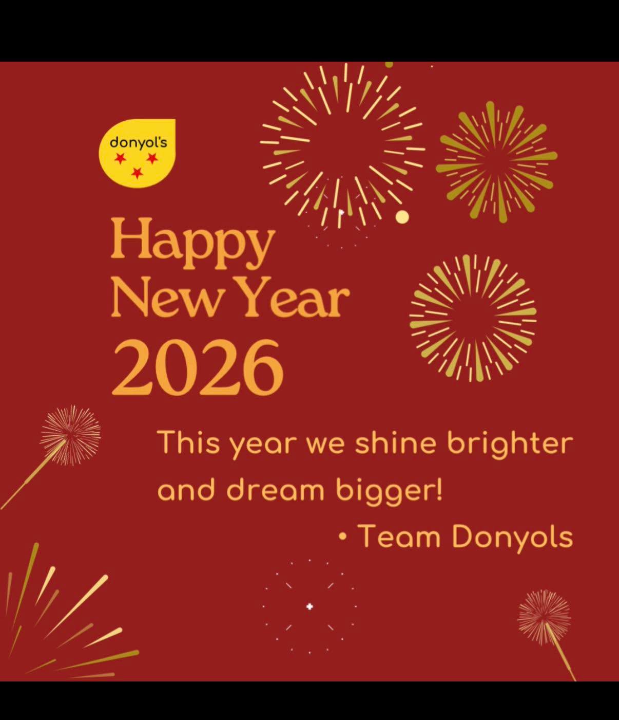 Good bye 2025! Donyol’s would like to thank everyone who made it work out for us. YOU completed our success! Looking forward to a brand-spanking new year with everyone! 🧡
🥳 www.donyols.com/menu
🥳 (941) 888-0158
🥳 ᑕᖇᗩᐯE. EᗩT. ᖇEᑭEᗩT.