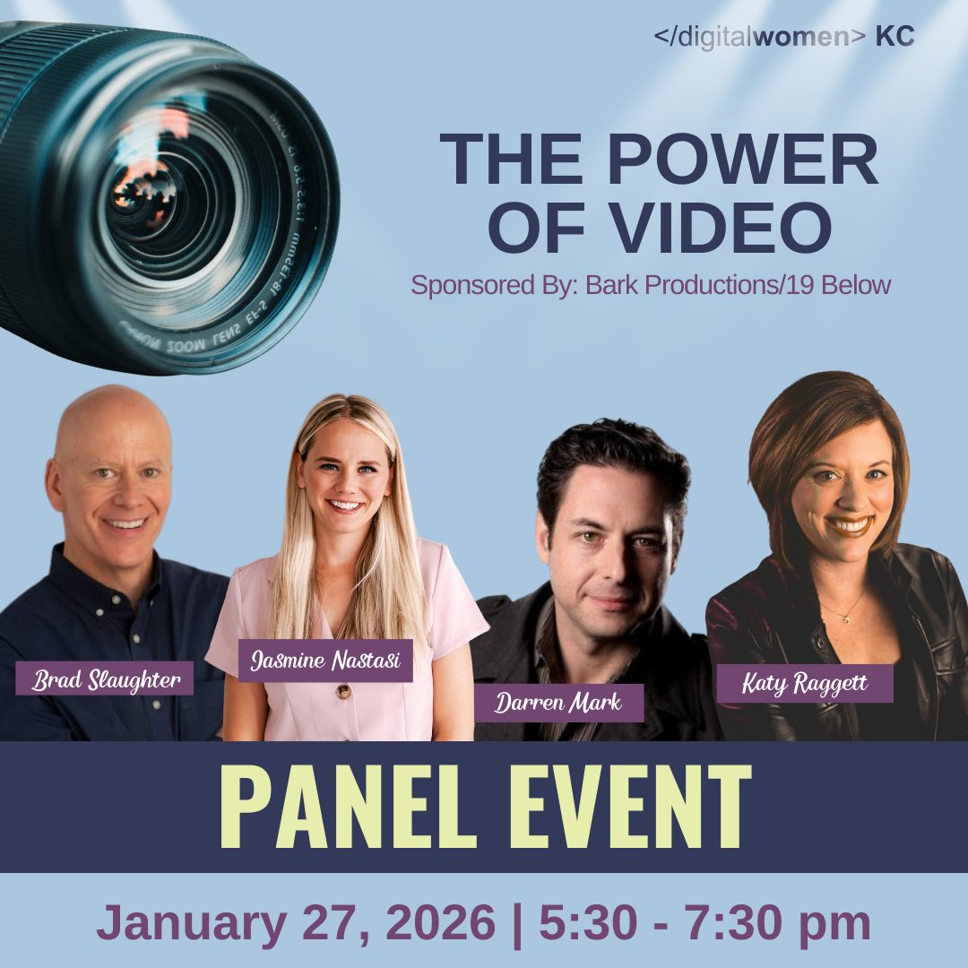 โจ 4 Leaders. 1 Stage. Infinite Insights.
We are thrilled to introduce the powerhouse panel for our upcoming event, "The Power of Video." These four experts represent the best of Kansas Cityโs production world:
๐๏ธ Brad Slaughter | @barkproductions & @19_below : A master of high-end commercial film, motion graphics, and technical excellence.
๐๏ธ Darren Mark | @scenic_road : An expert in authentic, documentary-style storytelling that builds genuine brand loyalty.
๐๏ธ Jasmine Nastasi | @stellarimagestudios : A leader in empowering businesses through high-quality video and community impact.
๐๏ธ Katy Raggett | A "can-do" executive producer known for rule-breaking, creative-first approaches for global brands.
Get ready to dive deep into the collaborative power of video!
๐๏ธ Click the link in our bio to get your ticket today.
#DWKC #VideoMarketing #PanelDiscussion #KCProfessionals Storytelling