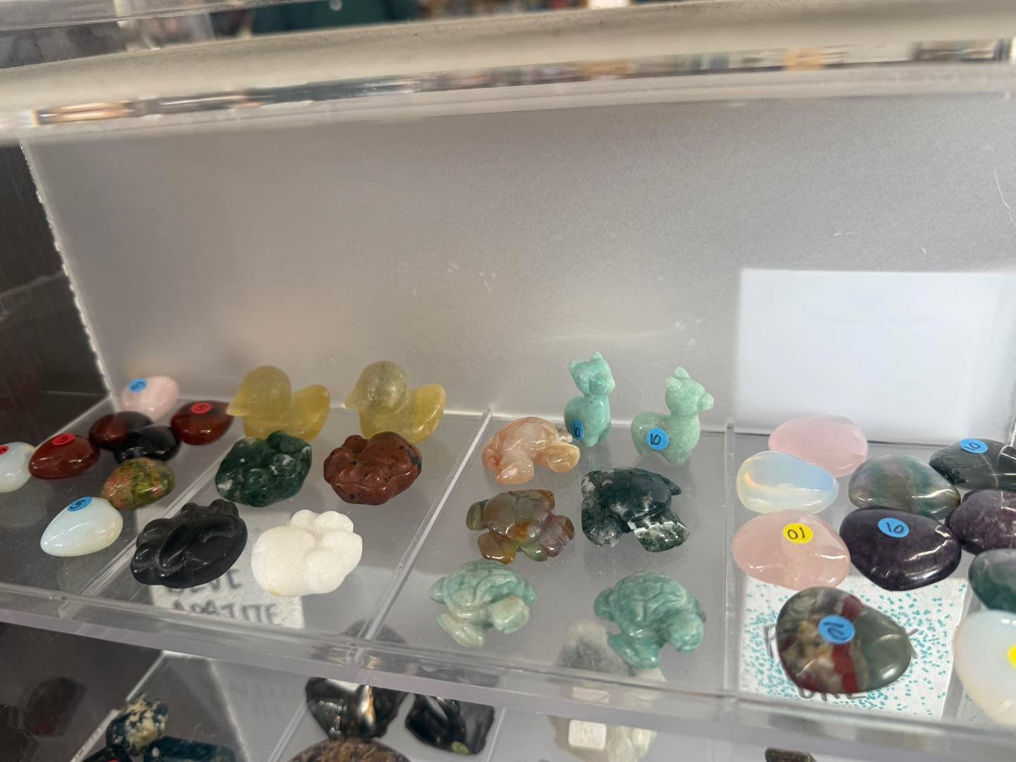 🌟✨ Unleash the Magic of Crystals! ✨🌟
Explore our vast selection of stunning crystals, perfect for collectors and enthusiasts alike! From soothing amethyst to vibrant citrine, each piece holds unique energy and beauty. Whether you’re looking to enhance your space or start your crystal journey, we’ve got something for everyone! 💎🌈
Come find the wonders of the natural world and add some sparkle to your collection today!
#CrystalCollection #HealingCrystals #GemstoneMagic #EnergyHealing #NatureLovers #CollectibleCrystals #CrystalHealing 💖🔮