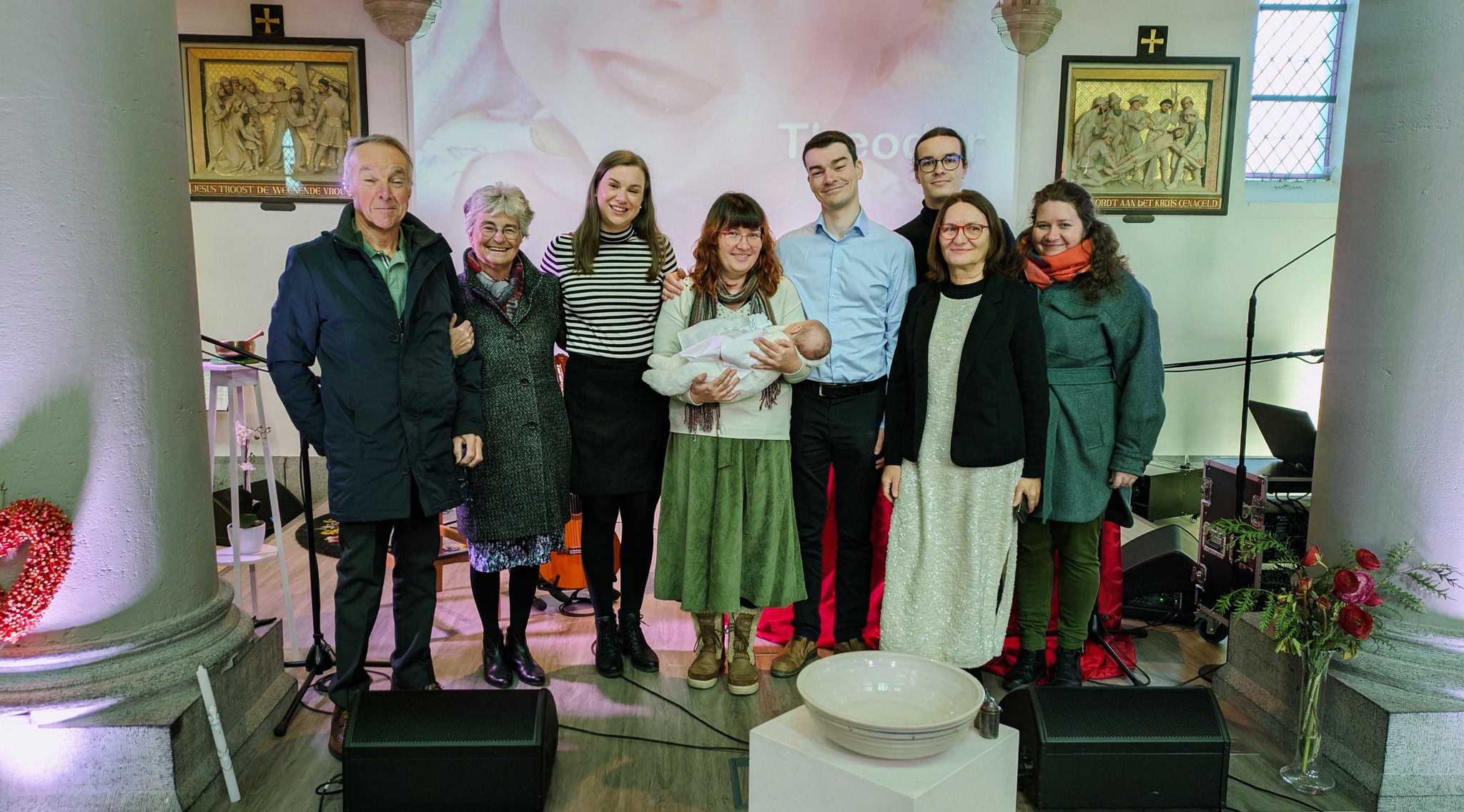 Proficiat, Wouter en Lucia met het doopsel van Theo! ☀