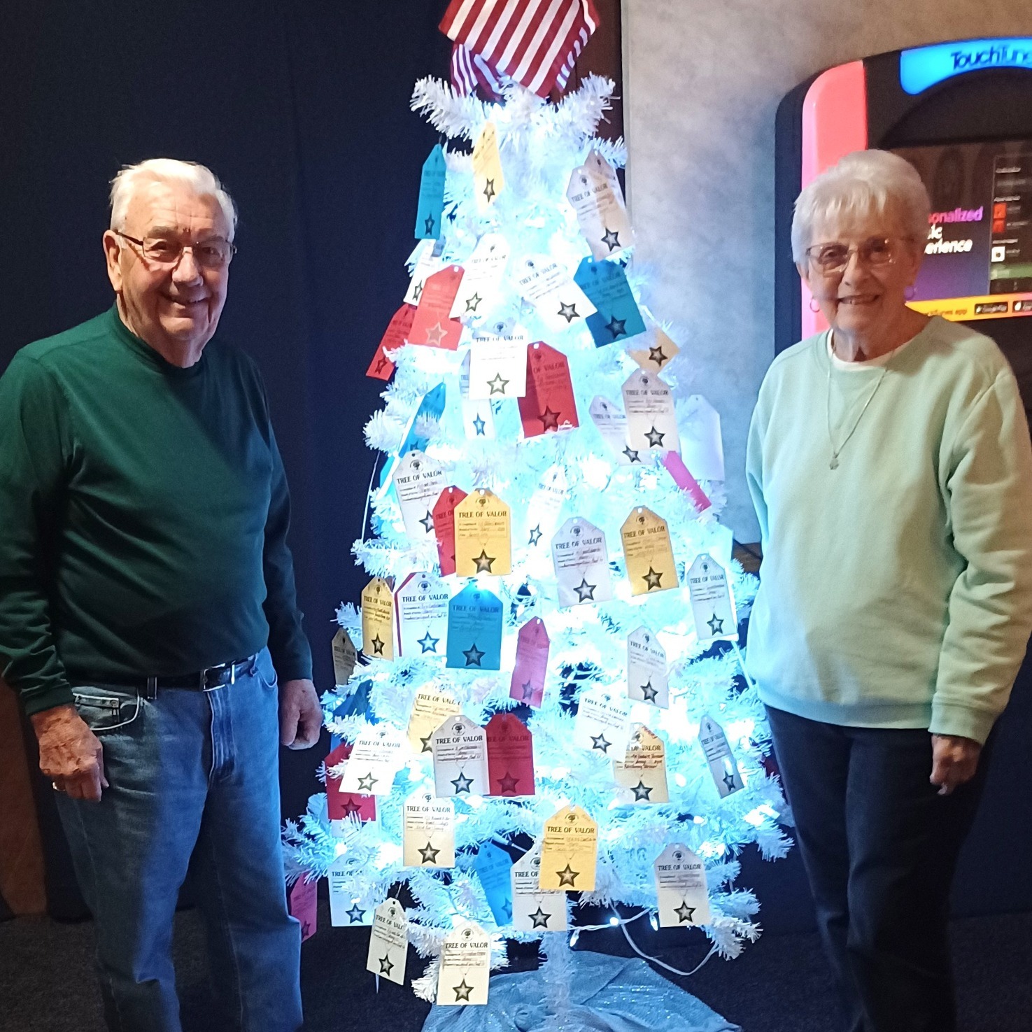 This is the 20th year for the ACCF American Legion, Post #43, Tree of Valor. Every year guests are invited to stop by the Adams County Community Foundation to purchase a personalized ornament as a memorial or to honor a loved one.
Donors can put their gift into any fund in the Foundation or may want to support the American Legion Scholarship Fund. The funds from this ornament gift program help residents of this community, help future scholars and honor loved ones!
