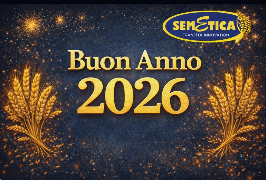 🌾 Buon Anno 2026 da SEMETICA
Un nuovo anno rappresenta sempre un’opportunità di crescita, ricerca e visione.
Affrontiamo il 2026 con lo stesso impegno che guida ogni nostro progetto: innovazione, qualità e sviluppo sostenibile al servizio dell’agricoltura.
Ringraziamo clienti, partner e professionisti del settore per la fiducia e la collaborazione che continuano a rafforzare il nostro percorso.
Buon Anno. Continuiamo a coltivare il futuro.
📲 Scopri di più su www.semetica.it
CATALOGO 2025 👉 https://lc.cx/os7kBN
#Semetica #BuonAnno2026 #Agricoltura #Innovazione #Cereali #Sementi #futurochecresce