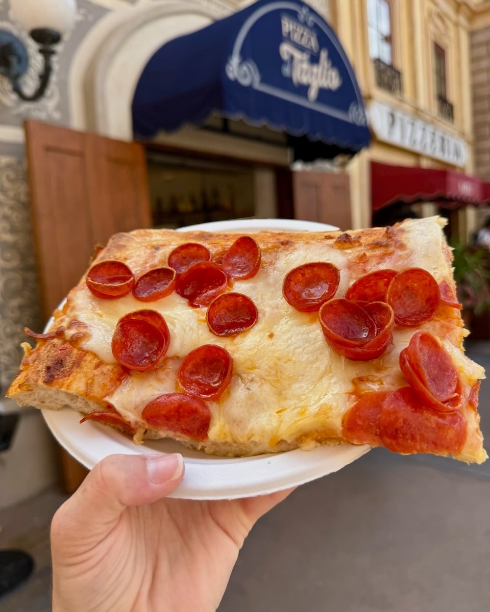 It’s Pizza Week! 🍕
When you’ve got a hankering for pizza or you know it’s just what everyone will eat without complaint, there are some solid choices at Walt Disney World.
🇮🇹 For starters, Pizza al Taglio (AKA the Pizza Window) in the Italy pavilion of EPCOT. It’s quick, easy-just two choices: plain or pepperoni-and it’s good! You may even like it better than the more time-consuming experience at Via Napoli. Sometimes quick and easy works out better!
The bottom line is, when in EPCOT 🌐 you’ve got choices!
Get in touch with us to plan your family's unforgettable Disney adventure. ⬇️
☎️ Call
01244 456160
✉️ Email
fairytale.holidays@travelcounsellors.com
#pizzaweek #pizzaaltaglio #epcotpizza #disneypizza #disneytravelplanner