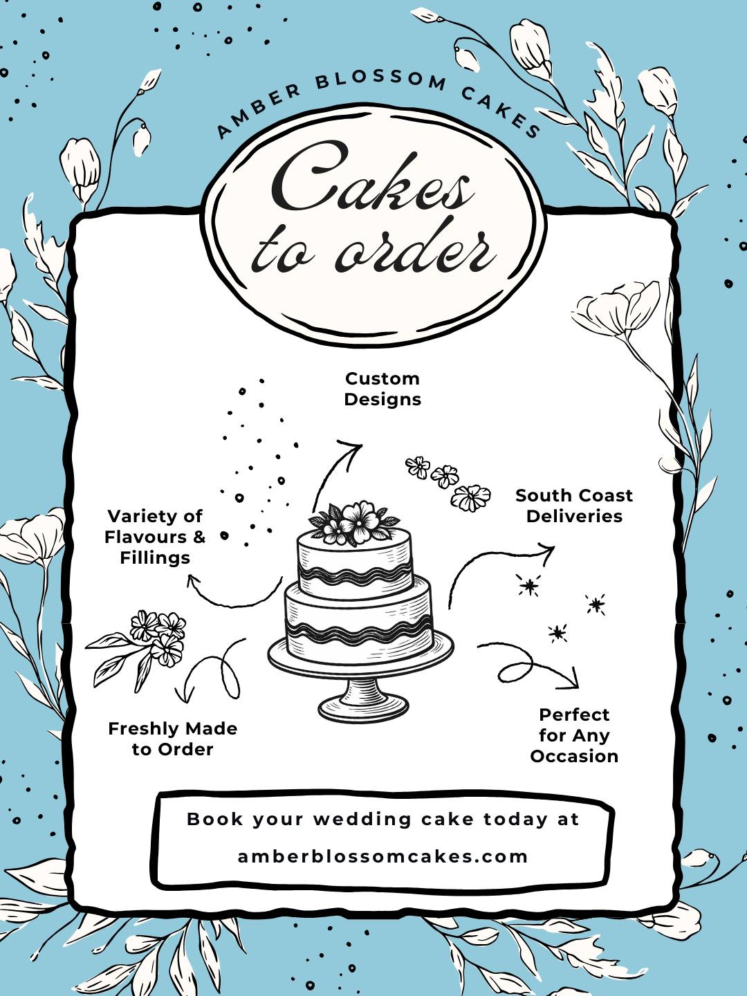 Your wedding cake, your way ๐ค
Designed to suit your style, freshly made to order and delivered across the South Coast.
Enquiries via amberblossomcakes.com โจ
#cake #amberblossomcakes #shoalhaven #southcoastcakes #WeddingCakes #localbusiness #smallbusinesses #SouthCoastWeddings
