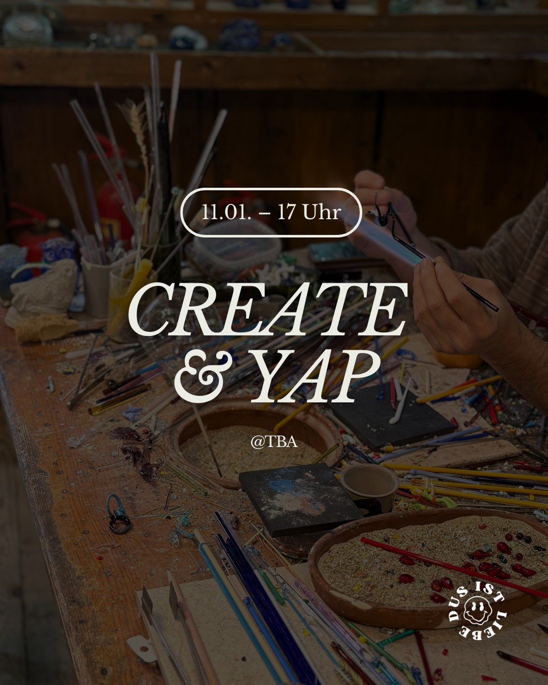 Handarbeitsprojekte, die seit Monaten in der Ecke liegen? Beim Create & Yap – Get Your Project Done am 11. Januar im @coffeebrew.duesseldorf ist genau dafür Platz: Bring dein Häkel-, Stick-, Mal- oder Kreativprojekt mit, freu dich auf leckeren Kaffee & beste Gesellschaft und mach in entspannter Runde endlich Fortschritt. Kein Kurs, kein Druck – nur cozy Vibes, Fokus und nette Menschen. Alle Infos & Tickets findest du wie immer über den Link in unserer Bio oder unter dusistliebe.de/events 💌✨ Wir freuen uns auf dich!
#düsseldorf #kreativcommunity #handarbeit #gemeinsamkreativ #socialevents