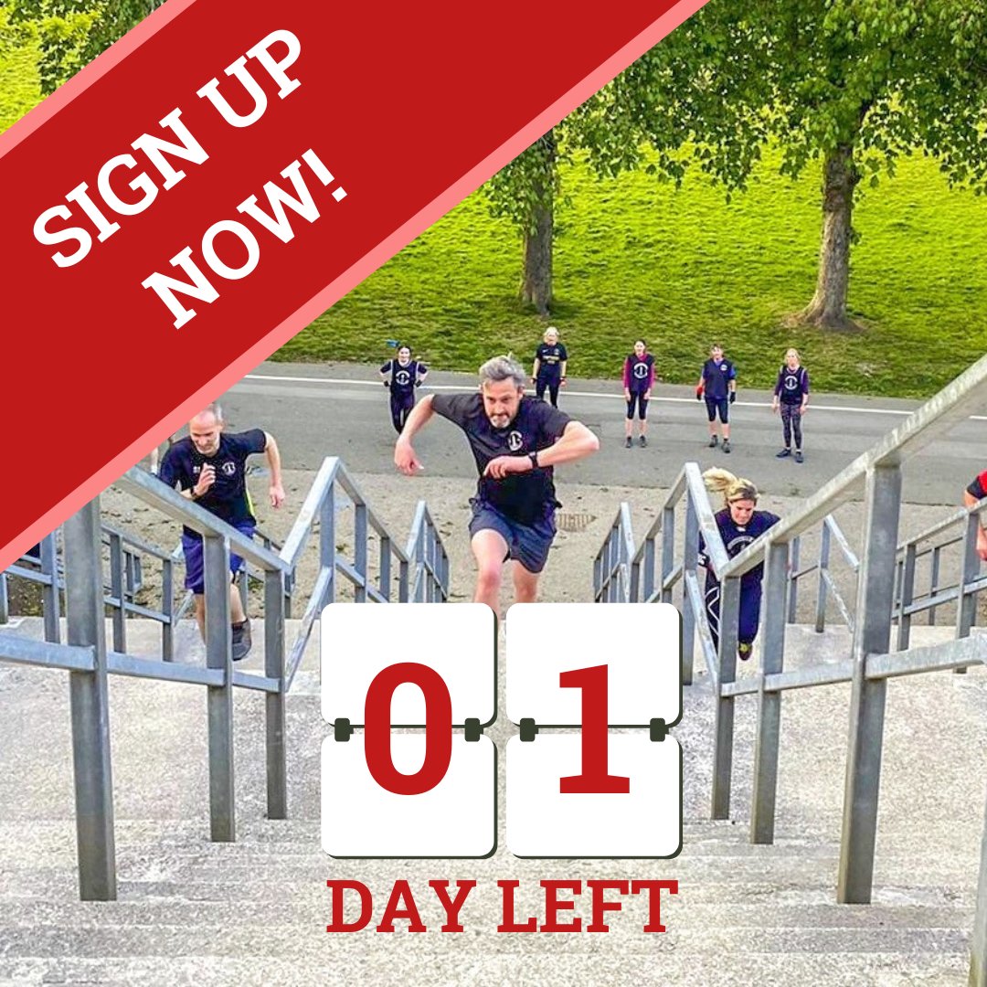 1 DAY LEFT ⏳
Step up your 2026, literally! 🏃♂️💨
Our session on Saturday 31st is your last chance to claim our 30-DAY FREE TRIAL. Don’t wait!
All abilities welcome ✅
Come alone or bring a friend ✅
Just show up and give it a go ✅
Past members/trialists, your first session back is FREE if you come along on Saturday 31st.
📍 Central Park, Plymouth
👟 Outdoor bootcamp, Fun, challenging, supportive
DM us, comment or sign up via the link in our bio.