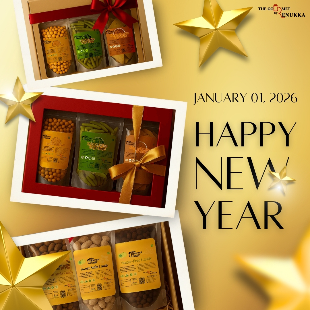 New Year, new gifts! 🎁✨ Celebrate 2026 with thoughtful presents that bring joy and flavor to your loved ones. Explore our favorite gourmet gift ideas and make this year one to remember! What’s your go-to gift for the new year? Share below! #HappyNewYear #GourmetByRenukka #GiftInspo