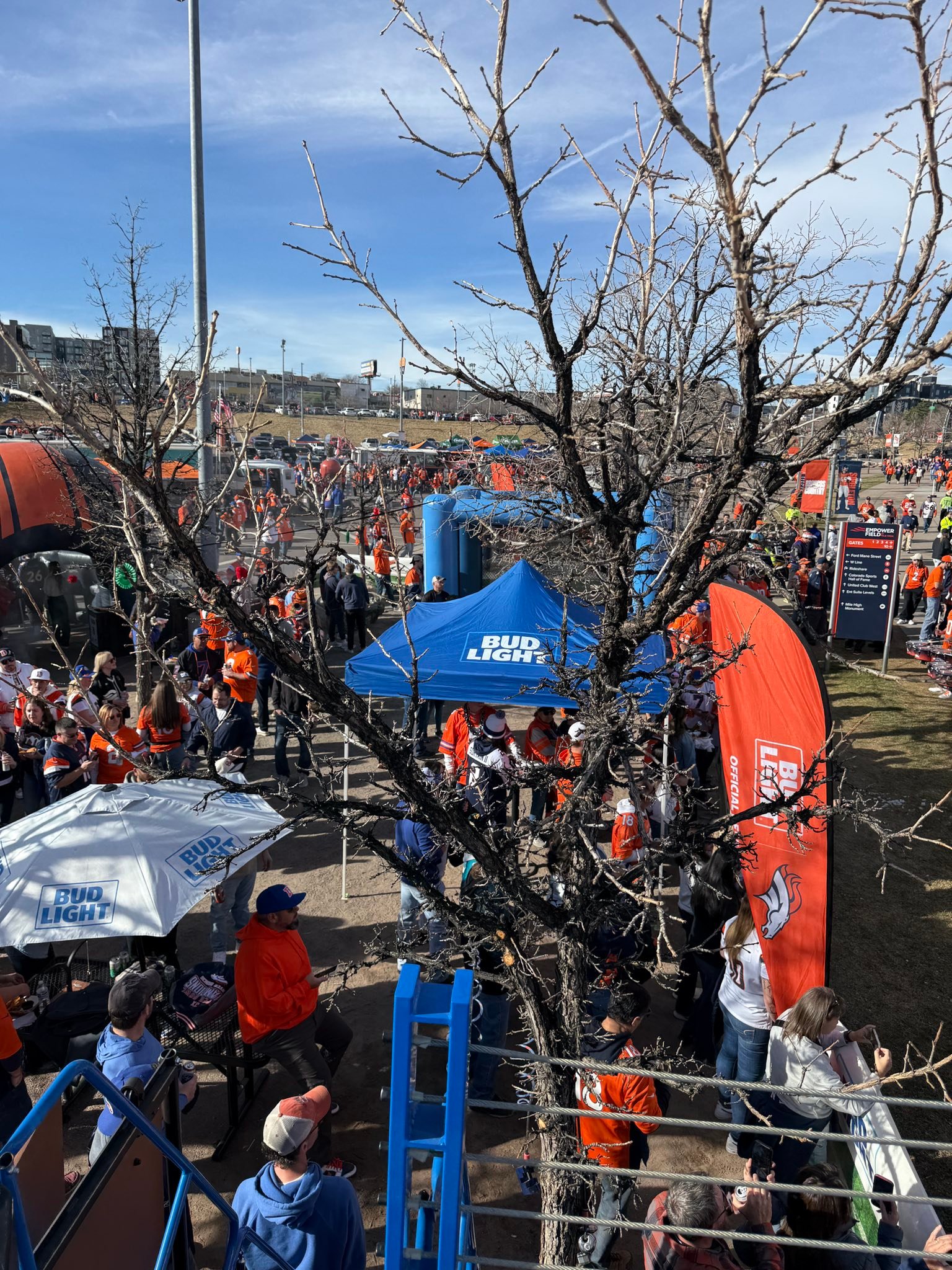 Tomorrow is the last home Denver Broncos game of the regular season! I might have some tickets to the Bud Light Tailgate left…who has never been & wants to go? This is just for the tailgate & NOT tickets to the game.