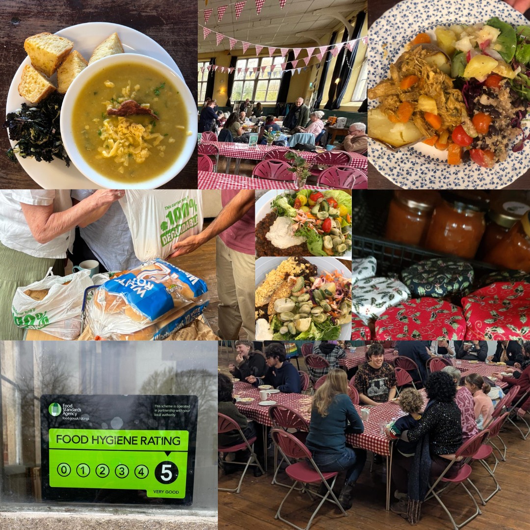 Come along to our Trinity Rooms Community Hub in Stroud tomorrow for our Friday Cafe. Open 9am-3pm with friendly company and lovely volunteers on hand.
We offer nutritional fresh home cooked lunches, along with cakes, drinks, handmade jam & chutney gifts, playable piano, books, boardgames, and children's toys, occasional pop-ups and local entertainment.
Plus our community pantry is now also open from 11am-12pm too!
All are welcome and everything is pay what you can, when you can, by making a donation which goes back into our hub costs and helping us to support local.
You can find out more on our website via it's link at: www.linktr.ee/trinity.rooms
#Stroud #SupportingLocal #Community #EatWell #Helpful #Meals #Gloucestershire