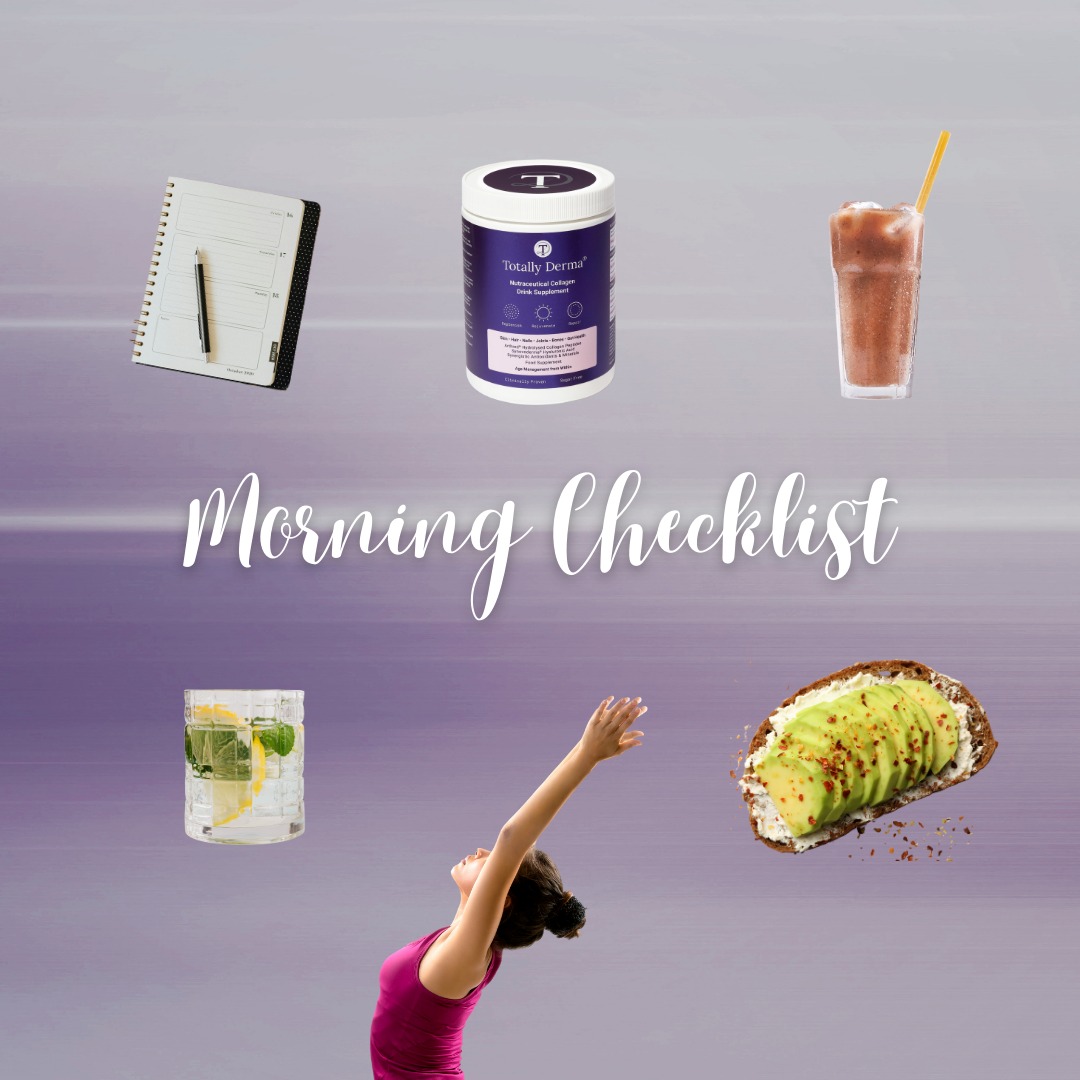 🔥Hot mornings aren’t accidental.
💪They’re built with habits.
✅Journal. Move. Hydrate. Nourish. Collagen. Glow. ✨
This is how you romance your body every morning.❤️