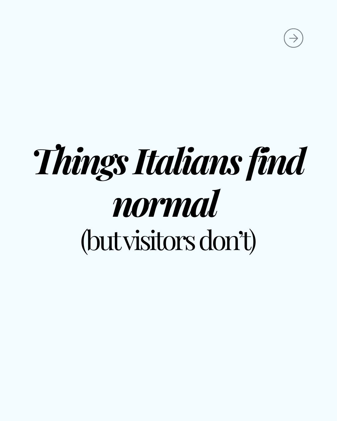 In Italy, a lot of things feel normal to us…but surprise visitors every time 🇮🇹
Which one didn’t you know?
#ItalyTravel #ItalianCulture #ItalyTips #TravelItaly #ItalianFoodRules #ItalyVibes #EuropeanTravel #foodculture