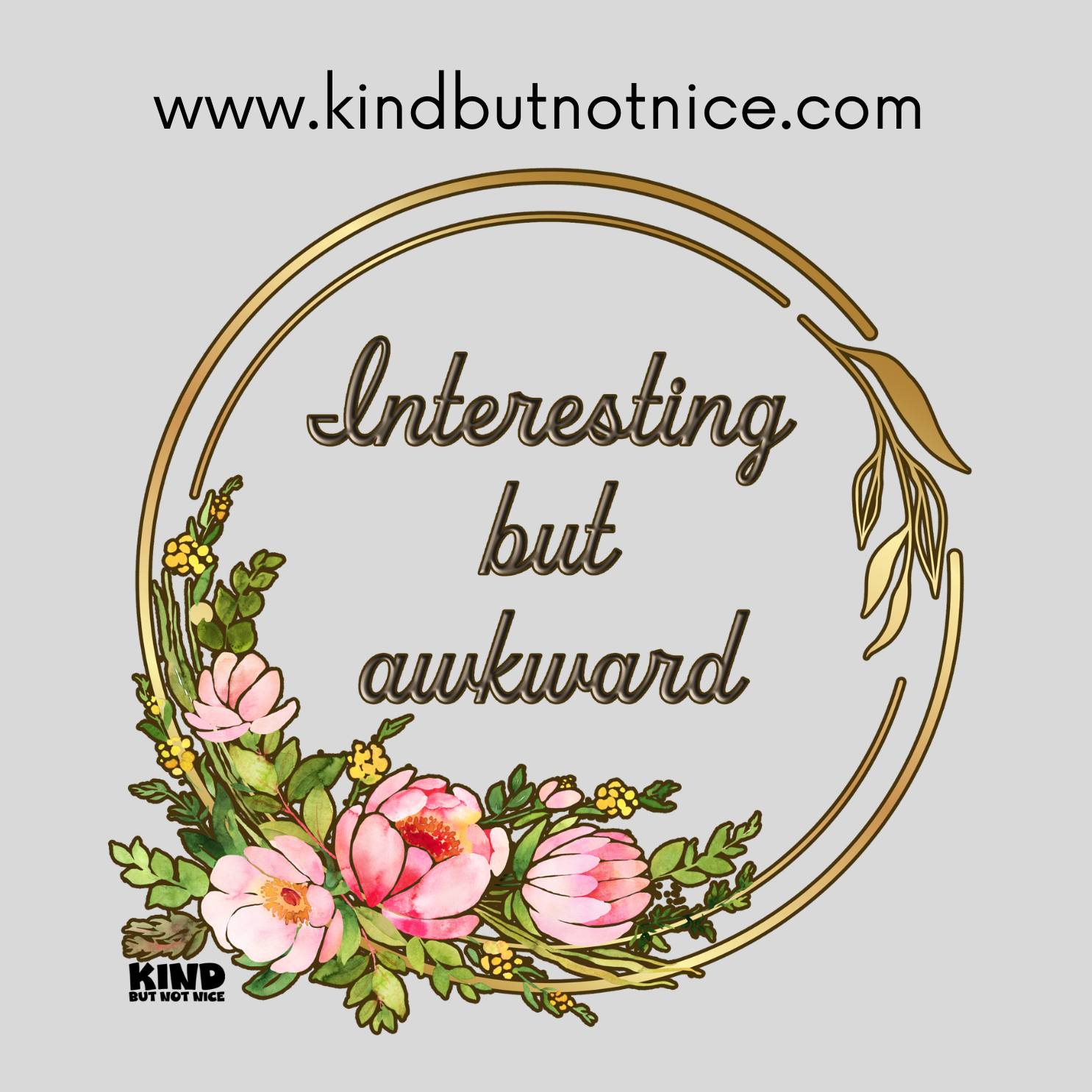A lot of us here at Kind, but not nice tend to be a bit odd, but mostly friendly. So we all just want you to know up front what you have to look forward to
Pick up your own at
www.kindbutnotnice.com
#weirdos #neurodivergent #neurodiversity #funnytshirts #awkwardness