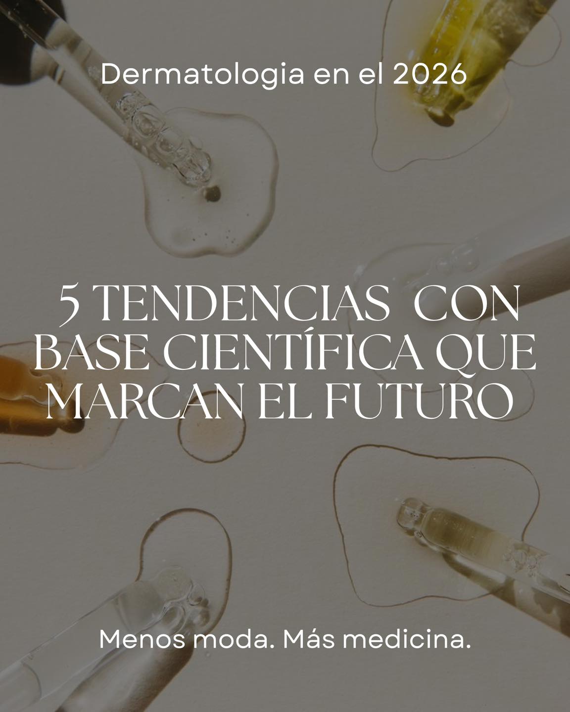 ¿Qué significa todo esto? El cuidado cutáneo está cambiando de base. Ya no hablamos solo de estética, sino de biología funcional, inmunología y medicina preventiva aplicada a la piel. El futuro del cuidado de la piel es cada vez más científico. No es una tendencia. Es el resultado de entender cómo funciona la piel y cómo debe tratarse.