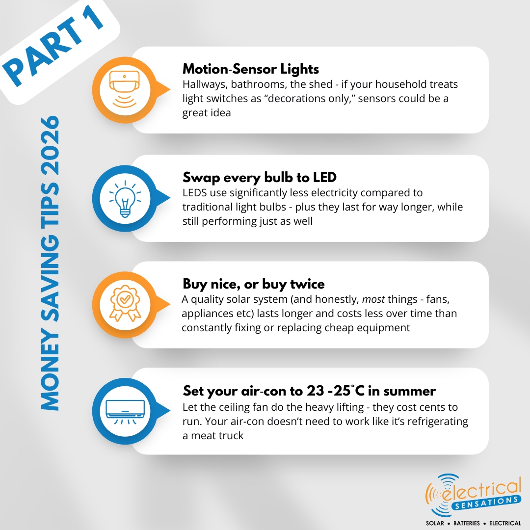 If “save more money” made it onto your 2026 goals list, good news - we’re here to show you how your everyday habits at home can help you get there. 💸
This is Part 1 of the practical, real‑life tips we give our customers who want maximum bang for their buck.
Part 2 coming soon! 😁