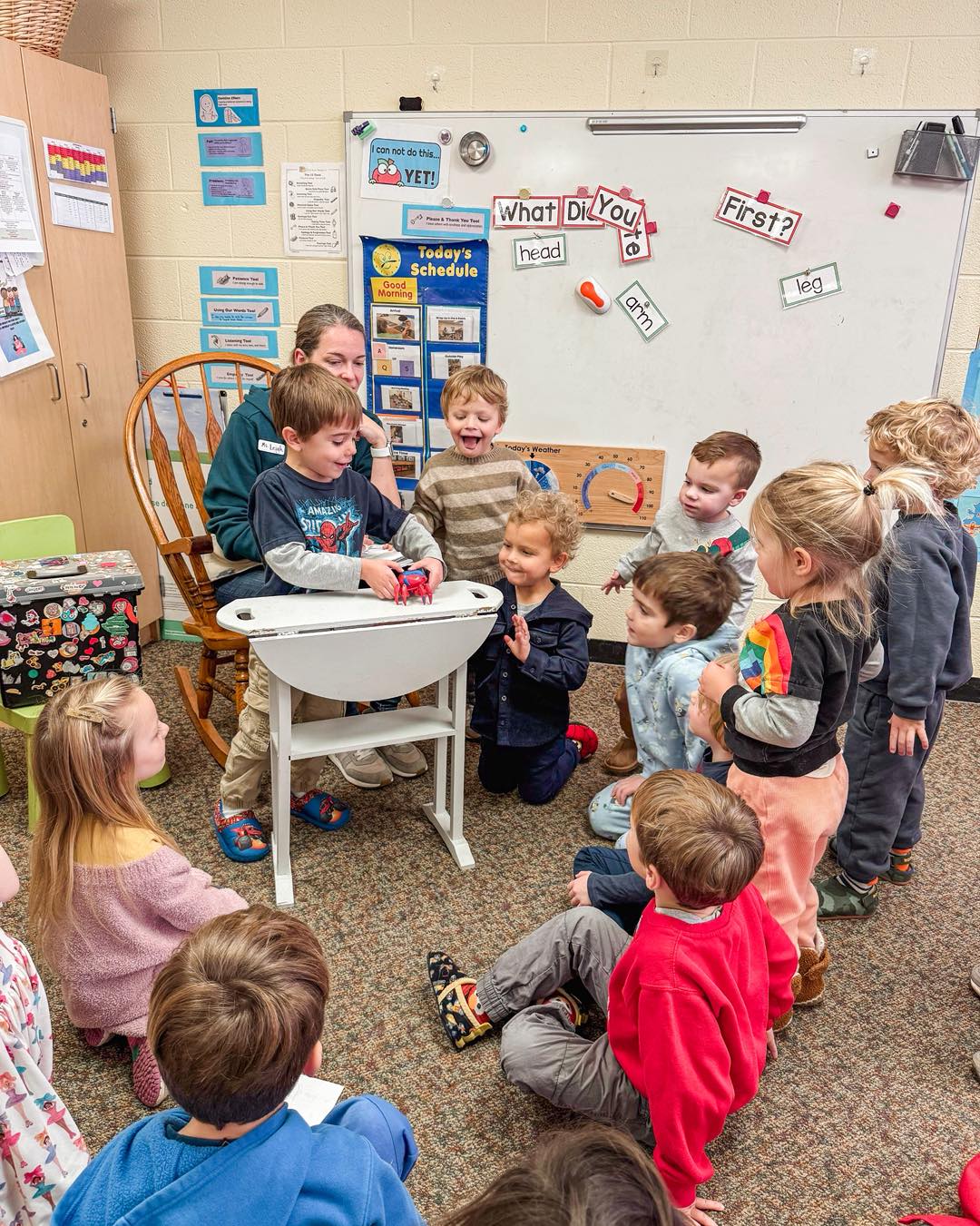 A beloved FUMCN Preschool tradition - The Magic Box! 🪄✨⭐️
