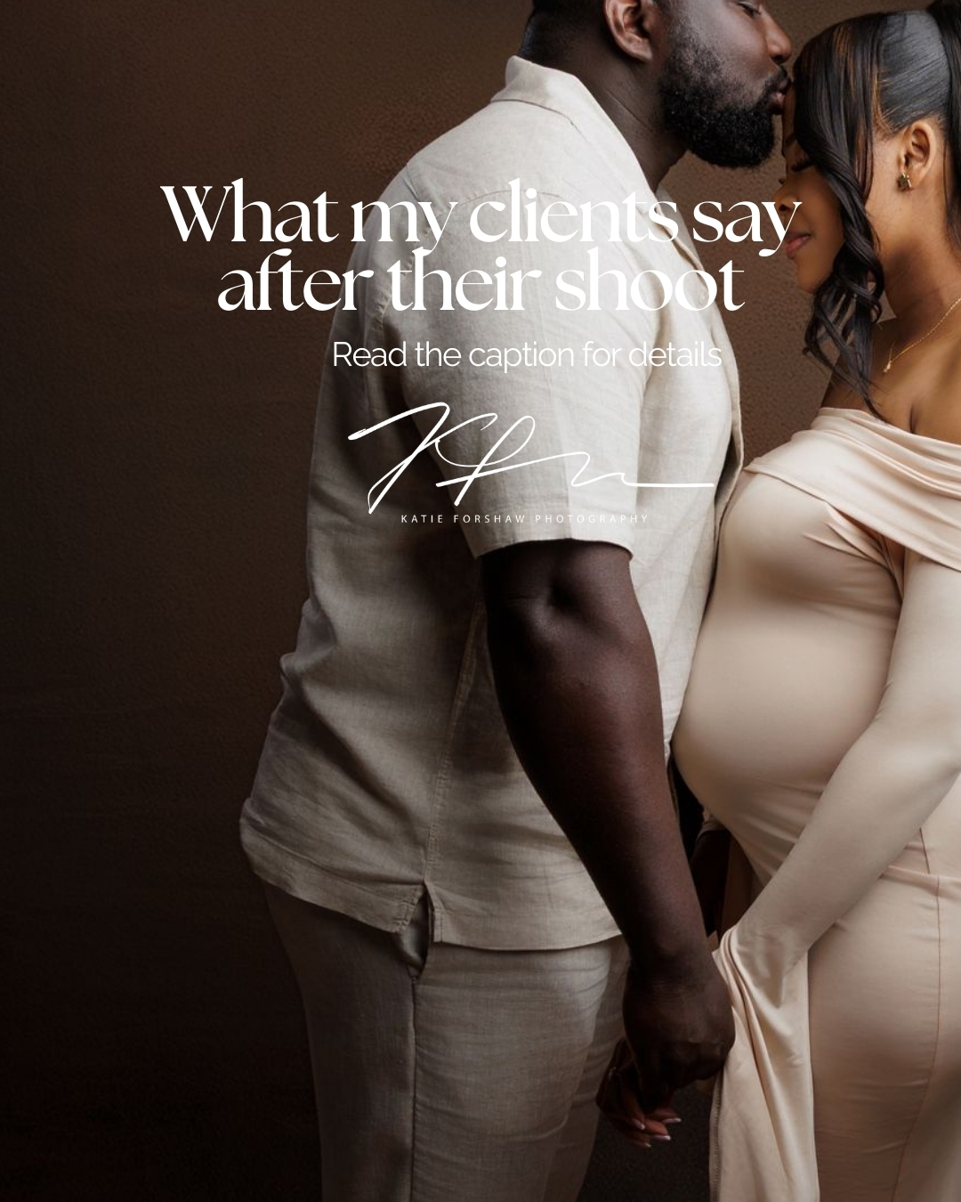 Loved every minute of my maternity photoshoot with Katie. She made me feel relaxed and comfortable with all the extra adjustments I needed. I felt so beautiful on the day with the choice of outfits being flattering to my shape. The photos turned out amazing and exactly what I wanted! I absolutely loved the photos of me and my husband, the way we were posed really captured how special the moment was for us. I would highly recommend Katie for her professionalism and friendly personality. I had such a lovely experience 😊
Reading words like these never gets old.
So many people come into the studio feeling nervous, unsure, or convinced they are not photogenic. What they leave with is not just photos, but a sense of ease and confidence they did not expect.
Whether it is a maternity session with flowing fabrics and carefully chosen dresses, a family shoot that includes partners, children, or pets, or a quieter portrait session where someone simply wants to be seen as they are, the experience matters just as much as the images.
My work is about creating space for people to relax, feel comfortable, and trust the process. The photographs often follow naturally from that. Calm moments. Real connection. Images that feel like you, not a version you have to perform.
I am a photographer based in Portishead, Bristol, working with families, couples, business owners, and growing families across the South West. Every shoot is guided gently, with styling support where needed, and a focus on creating photographs that feel timeless rather than forced.
If these words resonate, or if you are thinking about booking a shoot this year, you are welcome to send me a message or leave a comment. I am always happy to talk things through and help you decide what feels right.