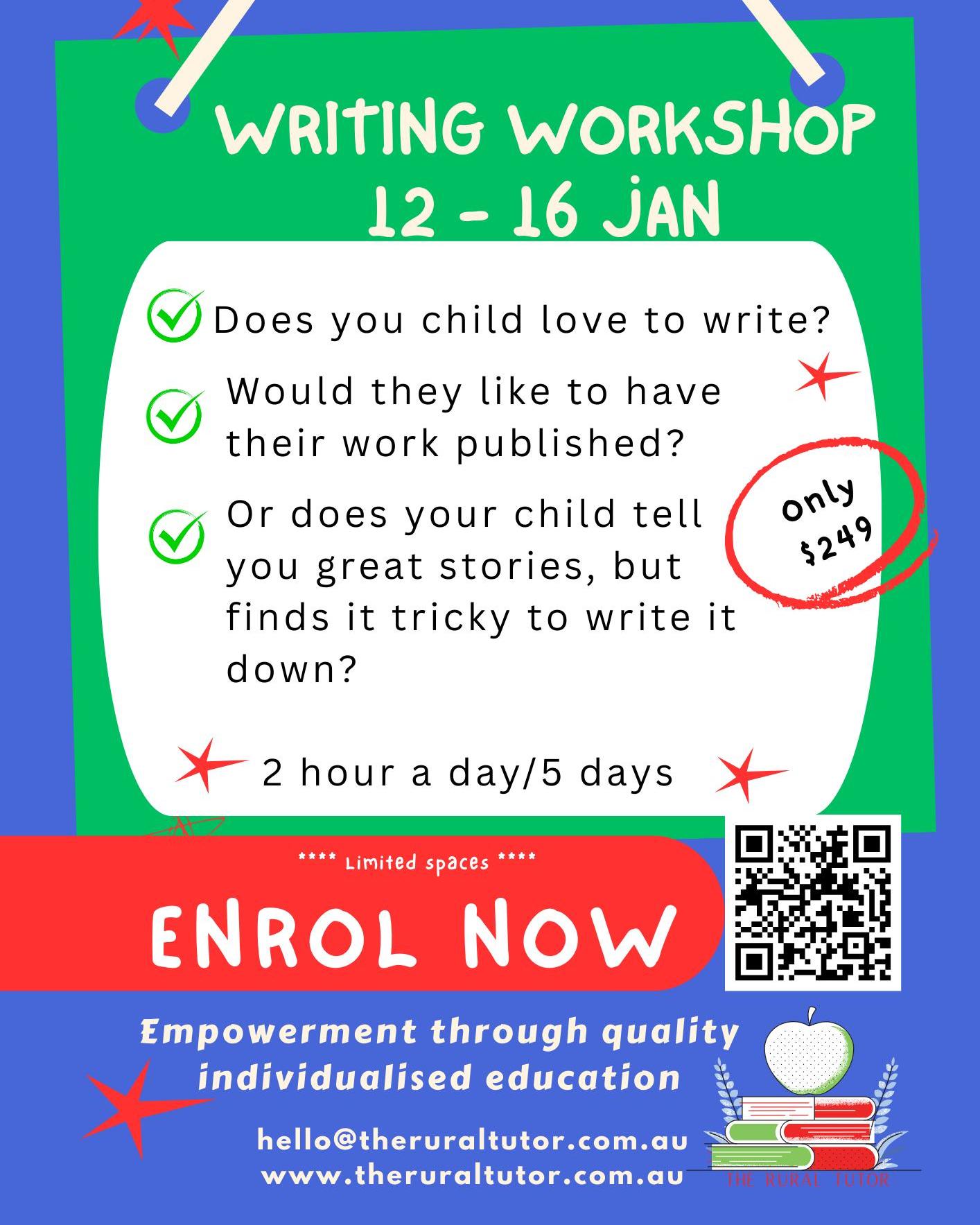 Registrations closing soon. Bookings essential!
https://learn.theruraltutor.com.au/store/69262aa712246982bd459af7