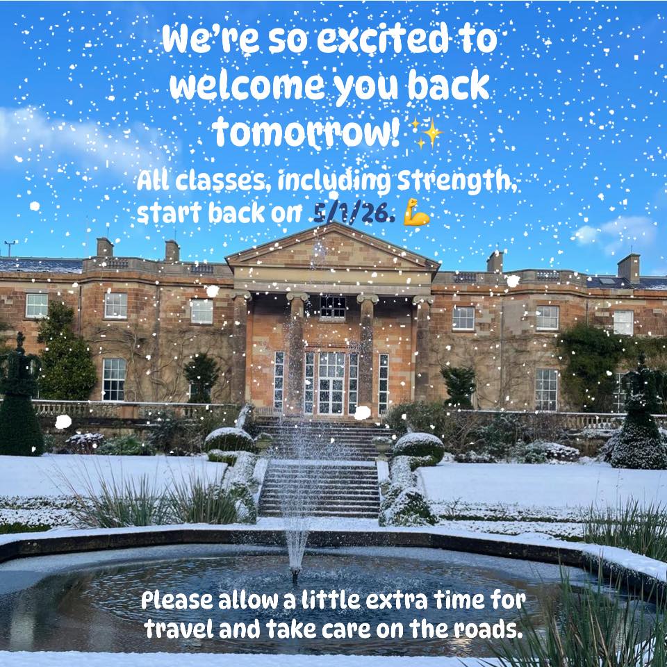 We can’t wait to see you in class tomorrow 🎉