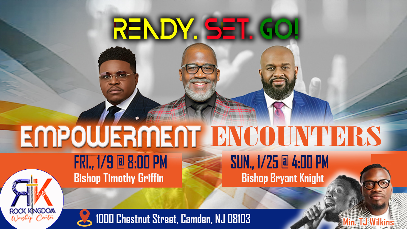 THIS FRIDAY, 1/9, I am honored to have one of the most anointed and powerful vessels of God of this time Bishop Timothy Griffin, coming to empower us. Believe me, you do not want to miss what God is going to do. And on SUNDAY, 1/25 (please note date change),, empowerment continues with Bishop Bryant Keith Knight. A good time with God shall be our portion.
The 2026 Forecast is in! You have approval to take flight, all system are clear. You've been READY, you took the time to get in position, you evaluated, sized up the competition external and internal. You've been SET, while it wasn't easy and very challenging, you held still through it all, just waiting to hear the sound. Now it is time to GO! #RK #RockKingdom #PastorDCS