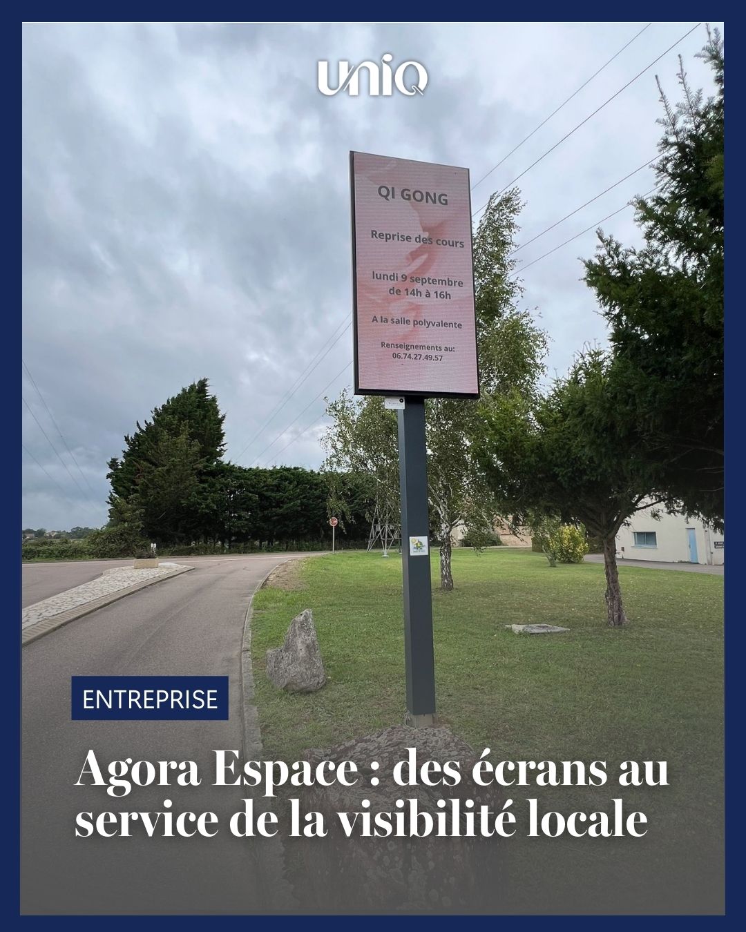 📺 Agora Espace : la visibilité locale en grand format
Basée à Paray, Agora Espace accompagne entreprises, commerçants et collectivités grâce à des écrans LED fixes ou mobiles et une régie publicitaire performante. 📢
Des solutions modernes, impactantes et plus responsables pour dynamiser la communication locale.
📍À découvrir dans votre magazine local.