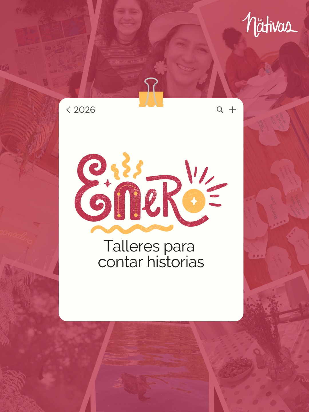#Talleres Con el inicio de enero, llegan los talleres para contar historias con Las Nativas. Agéndate con 3 espacios que diseñamos para ti:
✍🏻Habitar la palabra | Taller de Escritura familiar
🗺️Mujeres históricas | Taller para crear tu Mapa de sueños
📄Contadores de historias | Taller para crear tu CV en Canva
Inscripciones abiertas en el LINK EN BIO.
✅Recuerda que también puedes regalar nuestros talleres.
Revisa nuestro slide 6 😉
#storytelling #Tallervirtual #Creadoresdecontenido #EscrituraCreativa #contarhistorias #creadordecontenidos #Regalauntaller #escritura #escrituracreativa
