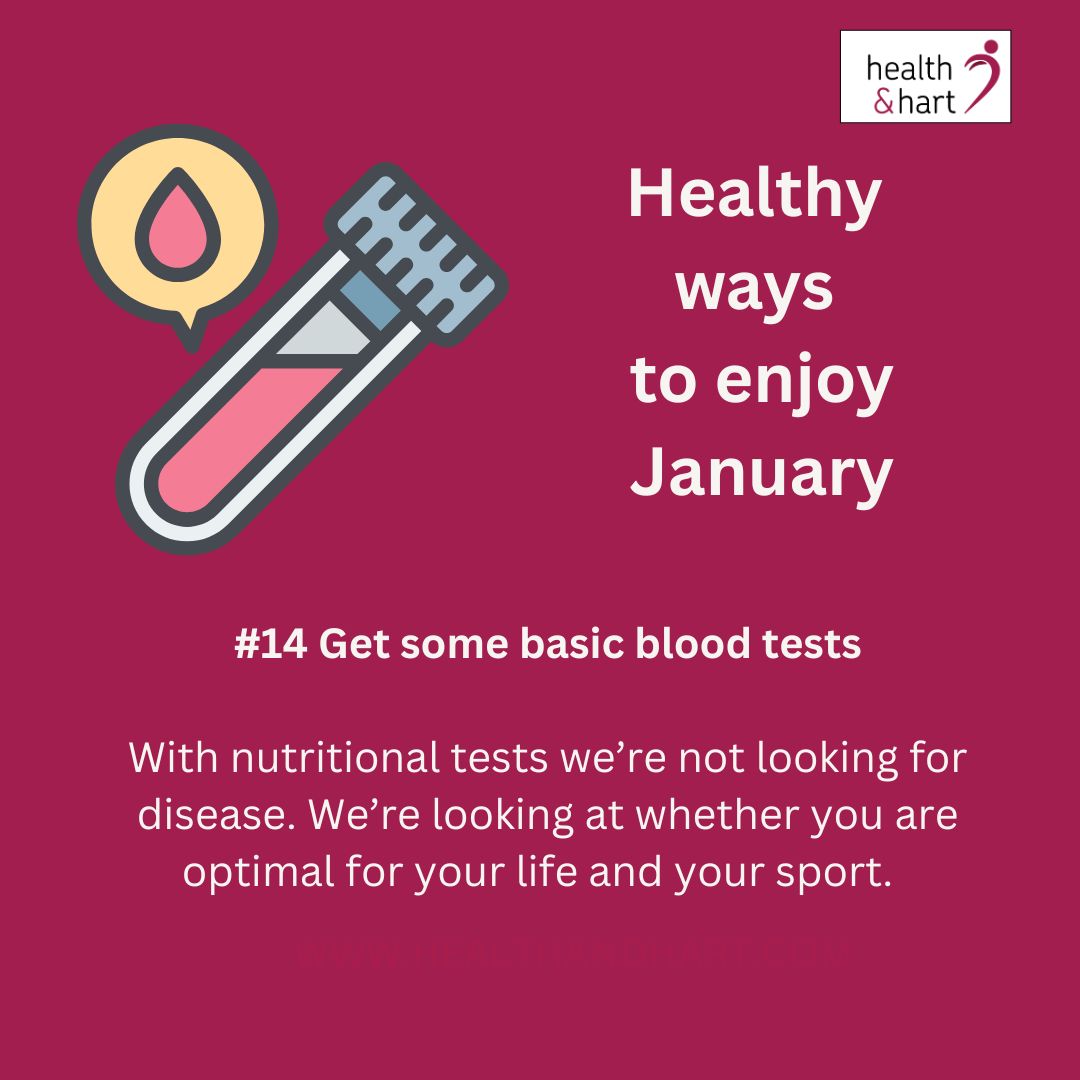 You can come to a consultation with your results and I’ll review them, or even better ask before you do them and I can guide you.
Basic blood tests help us see nutrient status, inflammation markers, and overall metabolic health. This allows personalised advice to optimise performance, immunity, and recovery. It’s not about disease, it’s about thriving.
Sometimes I'll write a letter to a doctor to see if they'll do a few tests for you. Their goal is more about preventing disease.
There are some more advanced nutritional tests though, please ask if you want me to show you them. Our goal is to maintain health, optimise health and focus on longer term health.
#HealthCheck #NutritionTesting #Optimisation #Wellness #running
