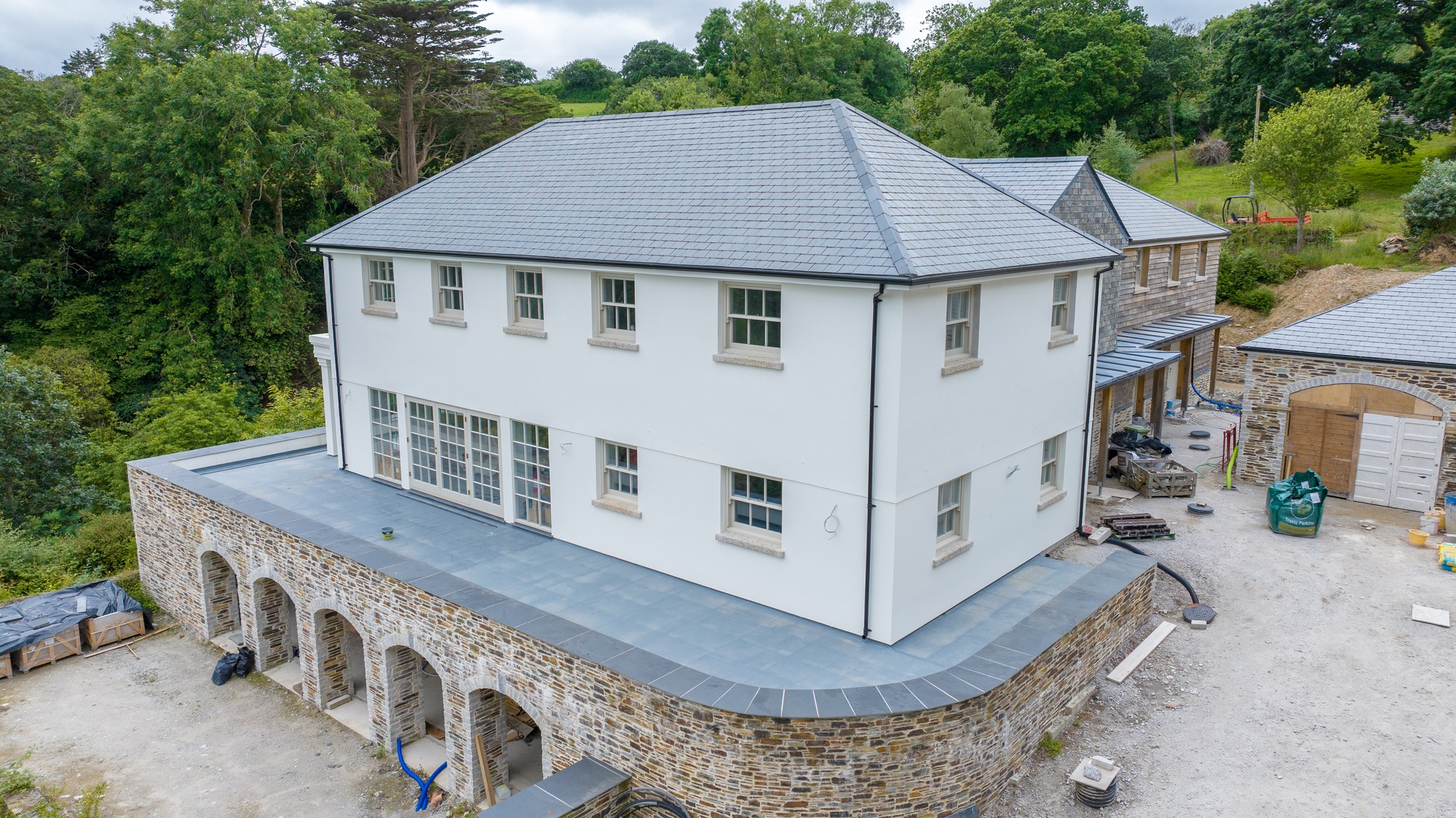 ššø Commercial Drone Work - Itās Not Just Building Sites
Commercial drone shoots donāt always have to be about construction and heavy machinery.
This flight was carried out for @ssqslate, capturing a beautifully finished slate roof set against the stunning backdrop of Restronguet Creek. From the air, the craftsmanship, texture and natural tones of the slate really come to life - something thatās difficult to fully appreciate from ground level.
#DronePhotography #CommercialDrone #SSQ #SlateRoof #RestronguetCreek #AerialDetail #CornwallCoast