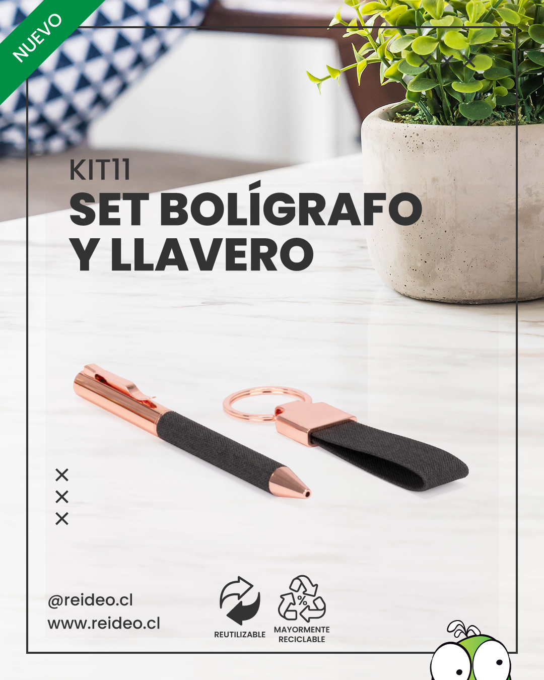 "SET BOLIGRAFO Y LLAVERO. DAR UNA BIENVENIDA HACE LA DIFERENCIA" 🤝☺️🖋️
👉Material: Acero Inoxidable, Tela Oxford, papel, EVA, cartón
👉Detalles encobrizados
👉 Medidas: Caja: 17.3 x 9.1 x 2.5 cm.
En nuestra web podrán encontrar catálogos con la temática más importante del rubro promocional. WWW.REIDEO.CL 👈
📱+56947547994
🌐 ventas@reideo.cl
✉️ ventas2@reideowebler.com
#kit #cobre #merchandisingchile #merchandisingempresarial #regalospublicitarioschile #regalospublicitarios #empresas #santiago #chile #conlogo #regalo #lapicespersonalizados #lapicesconlogo #lapicespublicitarios #reutilizable #freebpa