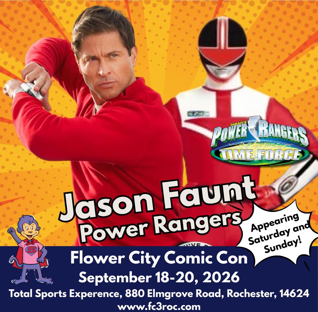Please welcome Jason Faunt to the 10th Flower City Comic Con! We are excited to have him with us this year!! jasonfaunt #roc #experiencefc3 #fc3 #WhereItAllComesTogether @jasonfaunt
