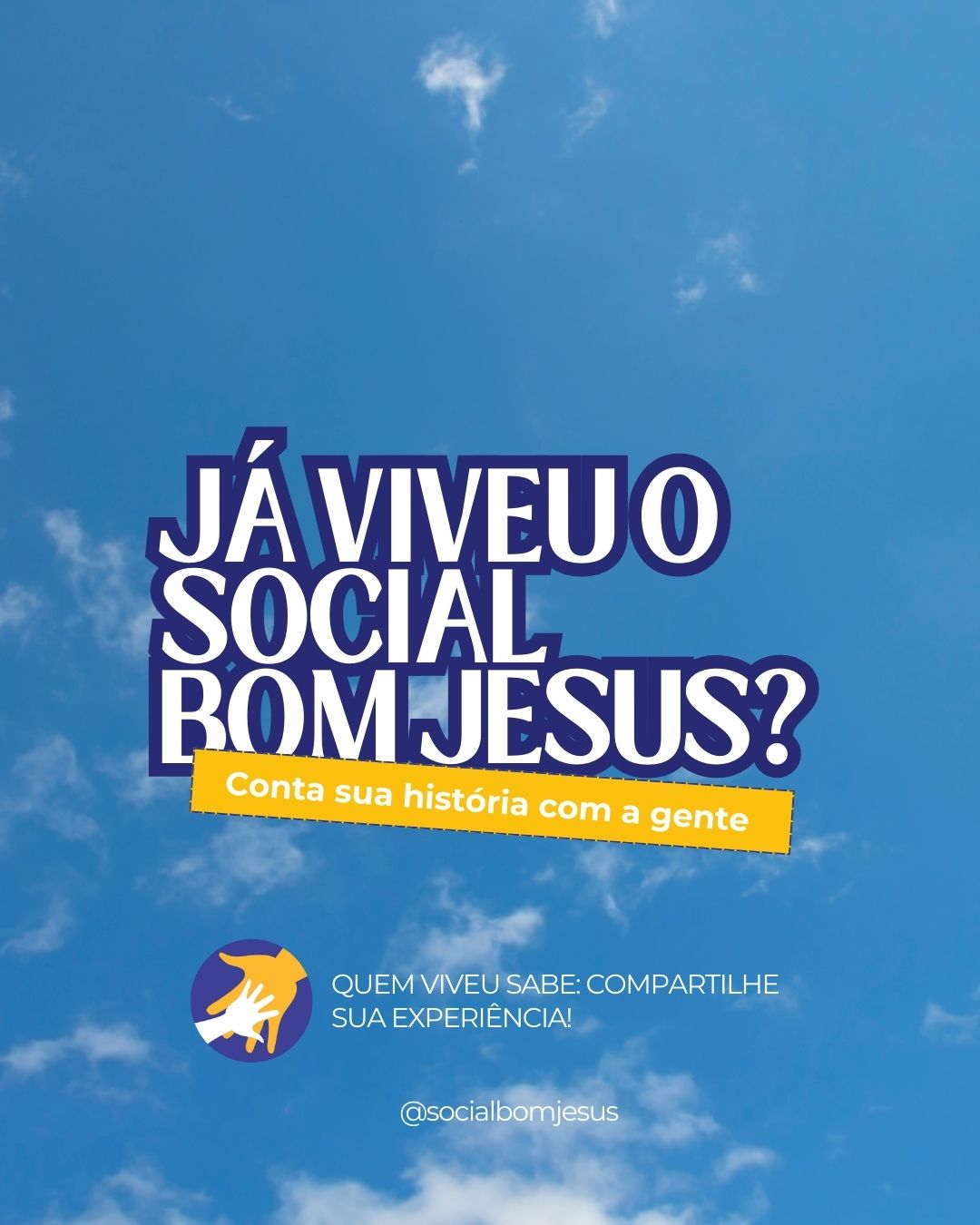 O Social Bom Jesus é feito de histórias, encontros e transformações. 💛
E agora queremos saber: você já participou de algum dos nossos projetos?
👉 Conta aqui nos comentários como foi sua experiência e deixe uma mensagem sobre o que o Social significou na sua vida.
Cada relato fortalece nossa missão e inspira outras pessoas a acreditarem no poder da solidariedade e da educação. 🌟