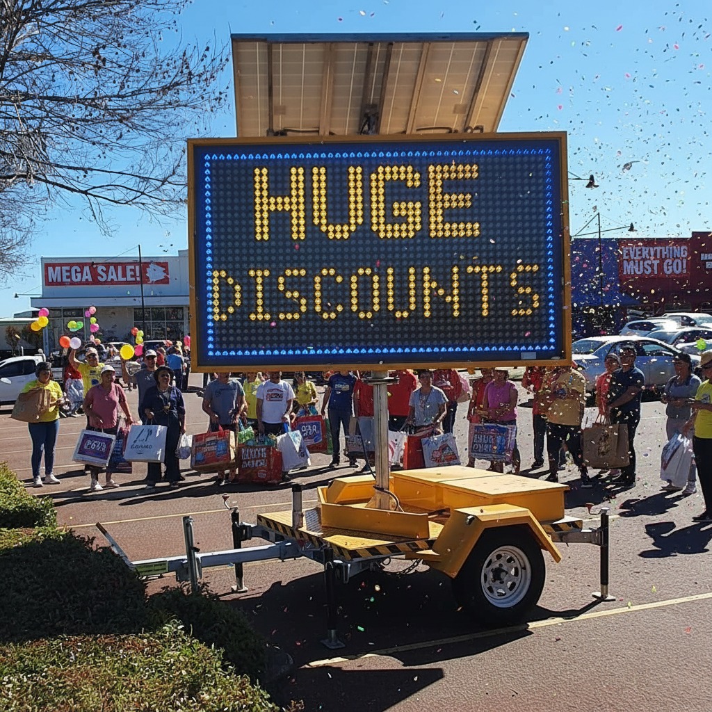 "NEED TO GET YOUR MESSAGE OUT?
HIRE OUR VMS BOARDS – FAST & EASY
CALL+61 482 607 425