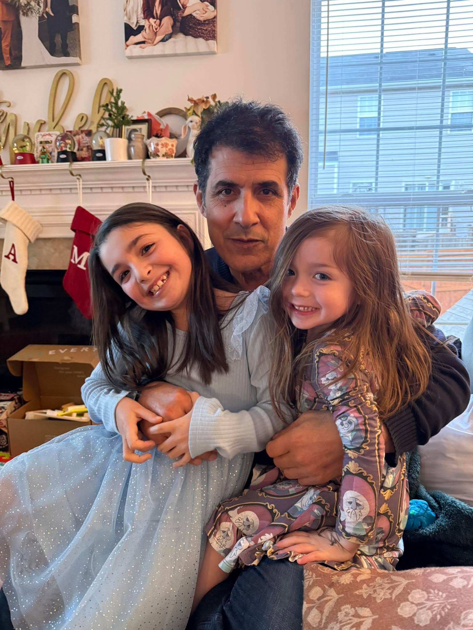 On the east coast with my grand nieces.