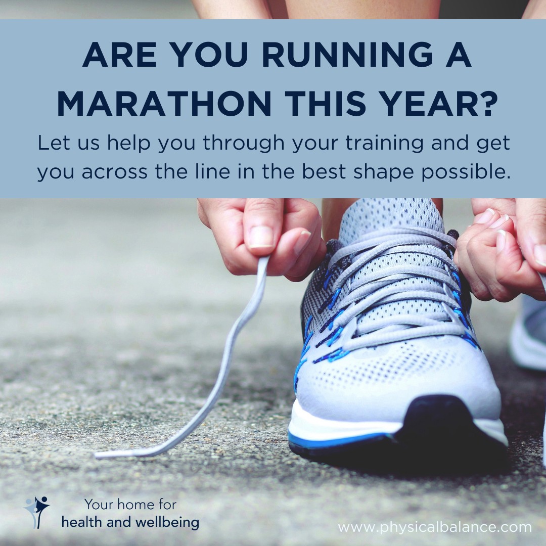🏃♂️🏃♀️ Are you running a marathon this year?
Get expert support throughout your training and arrive at the start line (and the finish line) in the best shape possible with Bridget, our Sports Therapist.
How Bridget can help:
✔️ Gait analysis at the start of your training
✔️ Full body assessment
✔️ Strength & conditioning advice
✔️ Exercise prehabilitation
✔️ Injury treatment if needed
✔️ Race-day preparation and advice
Whether you’re aiming for a personal best or simply want to run strong and injury-free, Bridget is here to support you every step of the way.
👉 Not running yourself? Please share this with someone who is!
To find out more and to book an appointment, visit our website (link in our bio) or call us on 01256 770022 and we'll be happy to help 😊 #physicalbalance #thestudioatphysicalbalance #basingstokeclinic #sportstherapybasingstoke #sportstherapy #sportsrehab #sportsmassage #gaitanalysis #strengthandconditioning #prehab #runninginjuries #basingstoke #basingstokebusiness #basingstokeclinic #basingstokerunners #hampshirerunners
