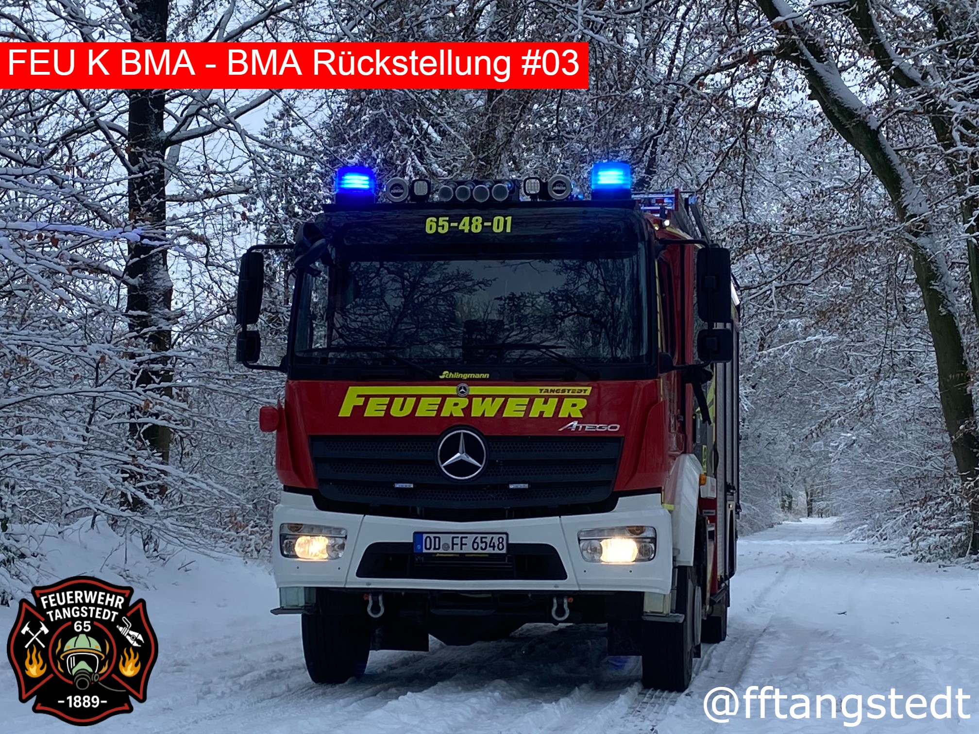 🚨 Nr. 03/2026
📆 05.01.2026, 12:00 Uhr
📟 FEU K BMA - BMA Rückstellung
🌐 OT Tangstedt / Eichholzkoppel
⚠Wie beim Einsatz Nr. 02 vom morgen löste die Anlage in dem örtlichen Geschäft erneut aus - lediglich die direkte Weiterleitung an die Leitstelle war während der weitergeführten Arbeiten durch den Betreiber abgeschaltet worden. Da sich die Anlage jedoch nicht ohne weiteres zurückstellen lässt, wurde über die Leitstelle erneute die Führung alarmiert um die Anlage zurück zu stellen. Nach kurzer Zeit waren auch diese Tätigkeiten erledigt.
Alarmierte Kräfte: FF Tangstedt
👍🏼Like=Vielen Dank an die Einsatzkräfte🧑🏼🚒🧑🏼🚒
Alle Einsätze findest du hier:
https://www.feuerwehr-tangstedt.de/einsaetze-2026
#feuerwehr #firefighter #freiwilligefeuerwehr #ehrenamt #retterherz #blaulicht #blaulichtfamilie #fireandrescue #einsatz #alarm #atemschutz #feuer #technischehilfeleistung #einsatzfahrzeug #löschfahrzeug #notruf #instagram #insta #instagramreels #reelsinstagram #reelsofinstagram #instagramreel #reels #kreisstormarn #schleswigholstein #feuerwehr #tangstedt