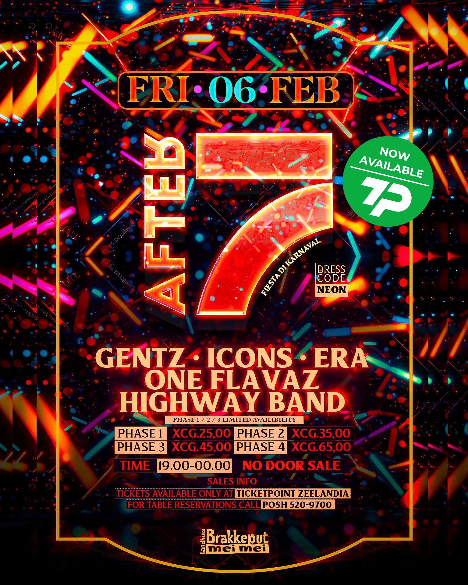 It’s a new season—Carnival vibes are calling 🎉🎭 Tickets available now! The carnival energy at Ticketpoint is LOUD 🎭🔥 Grab your GEN or VIP tickets, online or instore and let’s party! #carnaval #carnaval2026 #aruba #curacao
🎟️Pay online and pick-up anytime or just visit our store in Zeelandia! 🎁Participate with every purchase to WIN the new iPhone 17 #campaign #curacao
-------
Ticketpoint is located at Zeelandia Mall, next to Building Depot. 𝗦𝘁𝗼𝗿𝗲 𝗛𝗼𝘂𝗿𝘀:▪️Tuesday/Wednesday 12:00 - 16:00,🔹Thursday/Friday 12:00 - 18:00🔺Saturday 9:00 - 18:00. #tickets #news #events2026