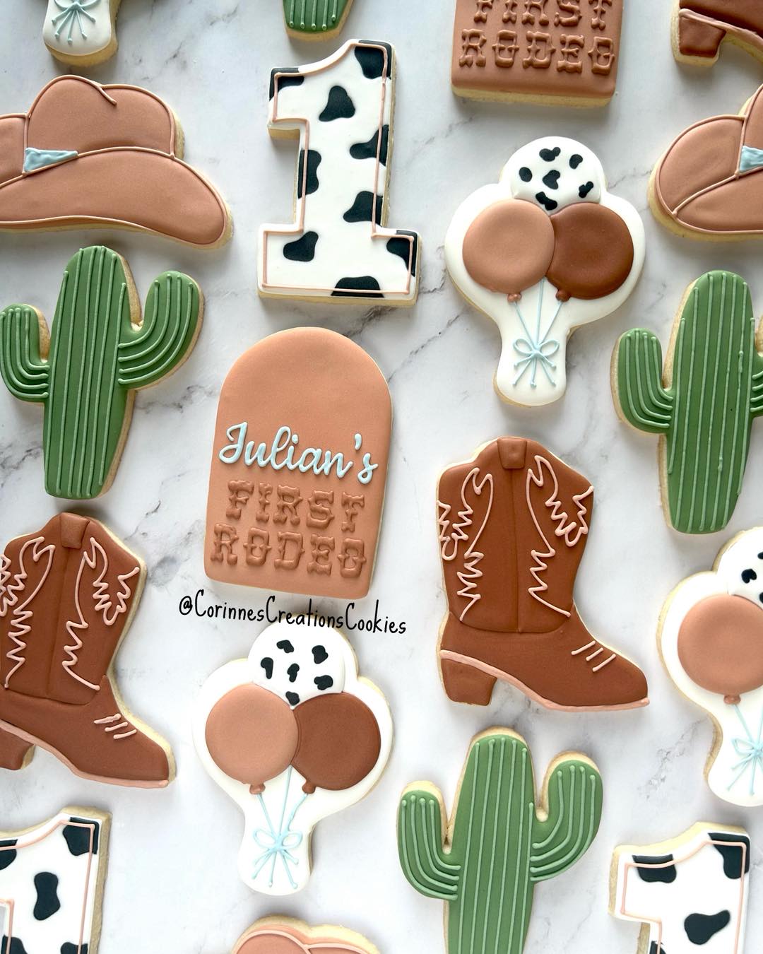 The First Rodeo theme may be my favorite theme for little boys. Hope you had a great birthday Julian!
.
.
.
#firstbirthdaycookies #birthdaycookies #thewoodlandstxcookies #sugarcookies #firstbirthday #decoratedcookies #thewoodlandstx #customcookies #rodeo #first #rodeo #firstrodeo #firstrodeobirthday #firstrodeocookies #firstrodeoparty