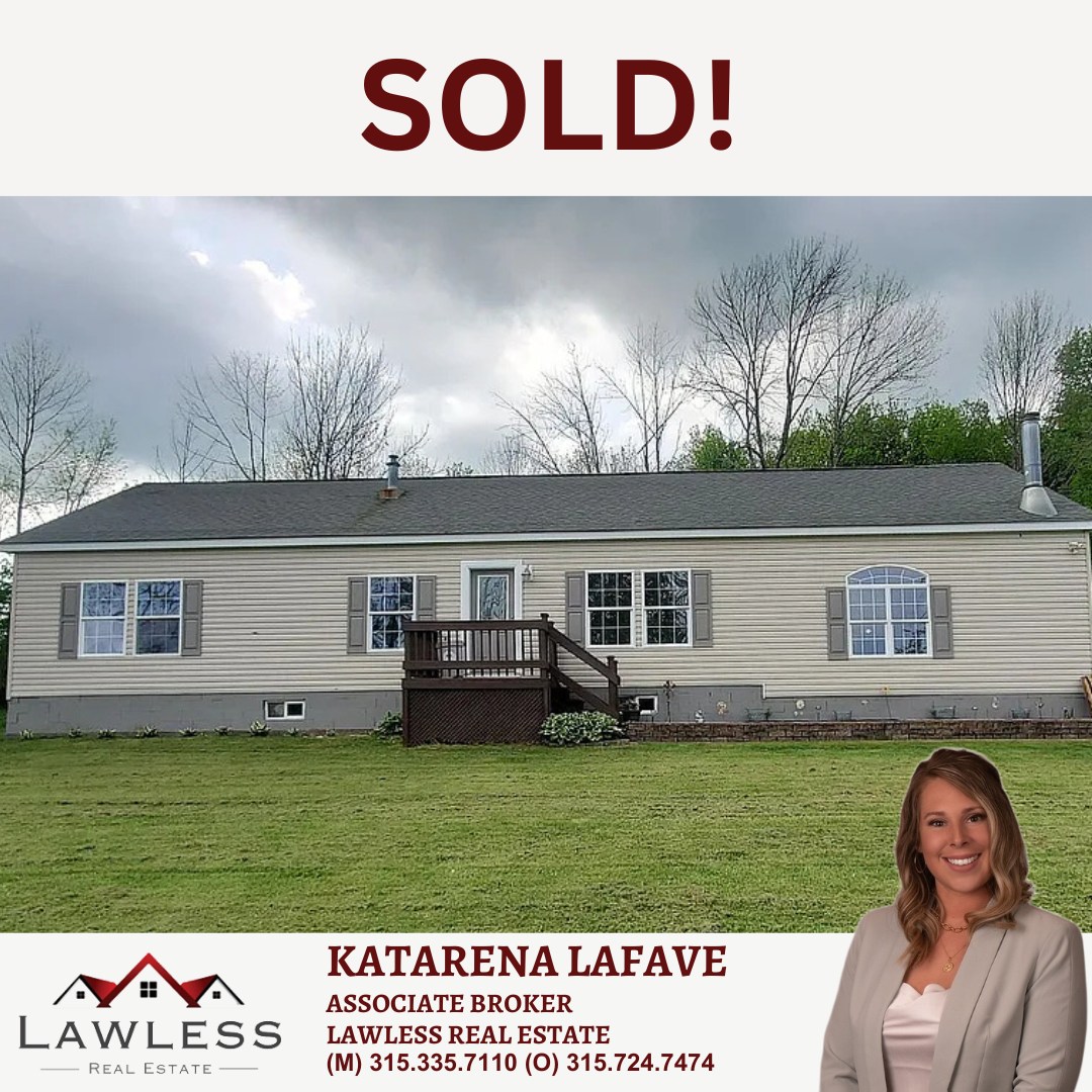 We wrapped up 2025 with a closing that truly reminds me why experience matters. This one was special not because it was easy, but because my buyer faced a rare contradiction between HUD guidelines and New York State law. With quick strategy shifts, creative financing solutions, and a rock-solid team, we navigated the challenge and crossed the finish line.
Not every transaction is picture-perfect along the way but the ones that require expertise, problem-solving, and strong relationships are the ones that matter most. Congratulations to my buyer on starting an exciting new chapter. I hope this home brings you years of happiness and growth!
As we head into 2026, the real estate market continues to evolve changing regulations, lending requirements, and competitive conditions make having the right guidance more important than ever. Whether you’re buying your first home, selling to maximize value, relocating, or investing, Lawless Real Estate is built to protect your interests and move you forward with confidence.
With expert market knowledge, trusted local lenders, experienced attorneys, and thorough inspectors, you can feel secure knowing one of life’s biggest financial decisions is in capable hands.
If 2026 is your year to buy or sell, let’s do it the right way, strategically, smoothly, and successfully. 🏡
Contact Katarena LaFave, Associate Broker
(M) 315-335-7110
(O) 315-724-7474
(E) kat.lawlessrealestate@gmail.com