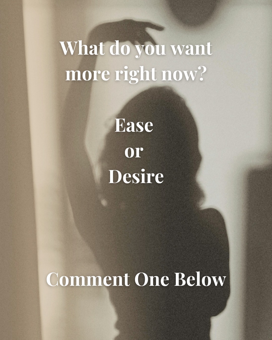 What do you want more right now?
Ease
or
Desire
Comment One Below
#storytelling #newyears #womenbusinessowner #womenhelpingwomen #authenticity #womensupportingwomen #businessnetworking #EnergyHealer #healingjourney #reikihealingenergy #healing #women #speak #nervoussystemregulation #NetworkingOpportunities #reikihealing #networking #womenbusinessowners #spiritualgrowth #womenbusinesses