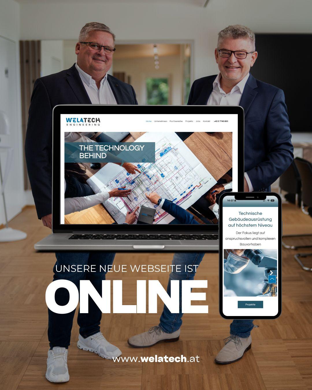 ✨ Wir sind online! ✨
Unsere neue Website ist live 💻📱
👉 www.welatech.at
Schaut vorbei und lernt WELATECH neu kennen!
Danke an @wolfgangposset für die gute Zusammenarbeit! 🤗
#welatech #neuewebsite #engineering #tga #gebäudetechnik #online #websitelaunch