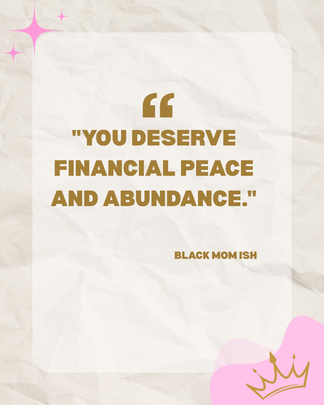 Who else is leveling up their finances this year? Financial peace and abundance is your birthright. Let's go get it. Share your favorite finance hack below. #blackwealthmatters #BlackWealthBuilders