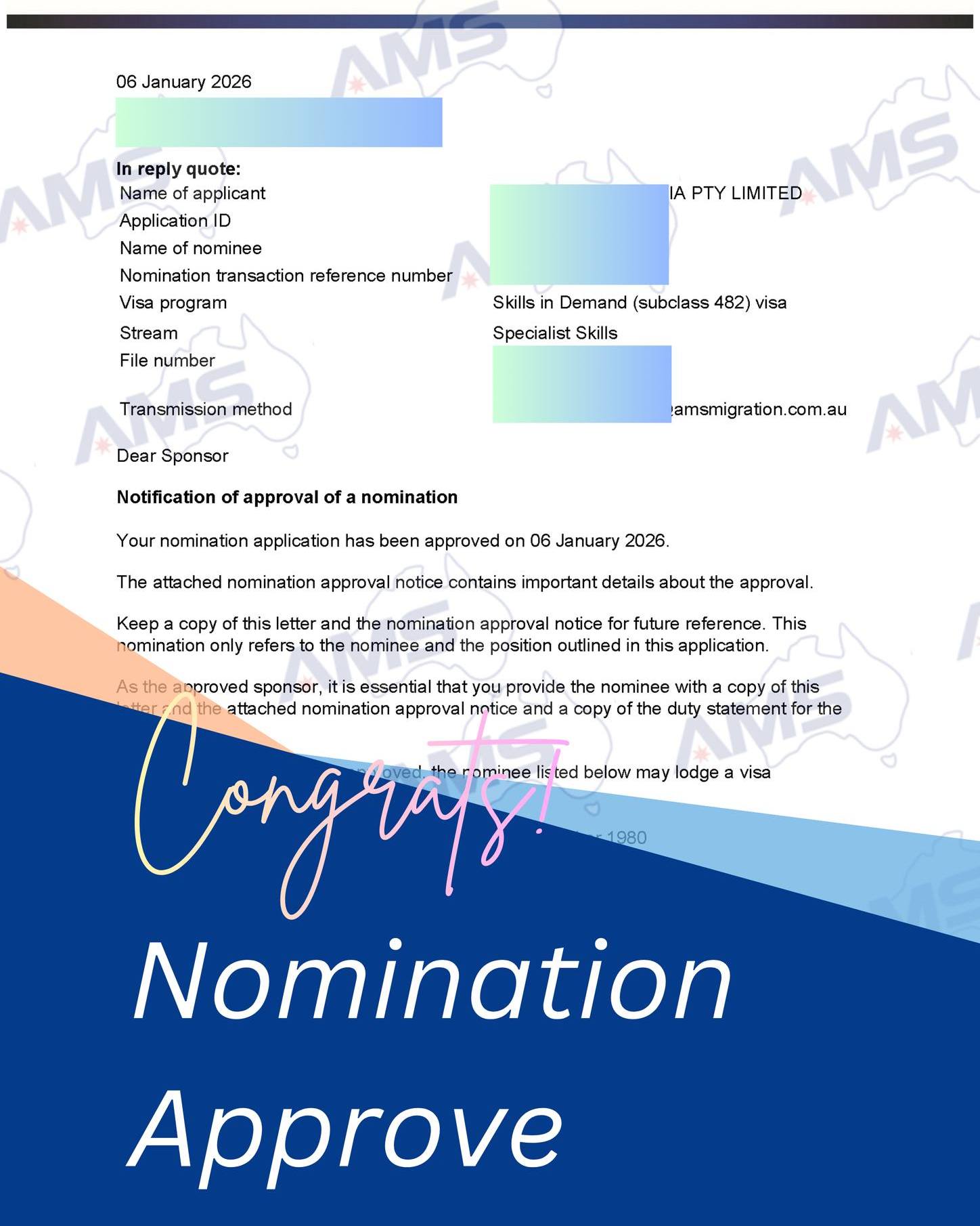✅ The approval of a 482 visa is largely determined by the Nomination (the role), not just the applicant.
⚠️ If the employer’s background is weak or not well-established, the Sponsorship assessment may be delayed and can impact the overall outcome.
⚠️ Unreasonable position design or salary structure is one of the most common reasons for 482 refusals.
❗ Many refusals are not because the applicant is unqualified, but because the position or the sponsoring business does not meet immigration requirements.
👉 Therefore, the 482 visa is not simply a visa application — it is a comprehensive employer sponsorship strategy that must be properly structured and justified.
#AustraliaWorkVisa #australiaworkvisa #482visa #482visa #AustraliaMigration #australiamigration