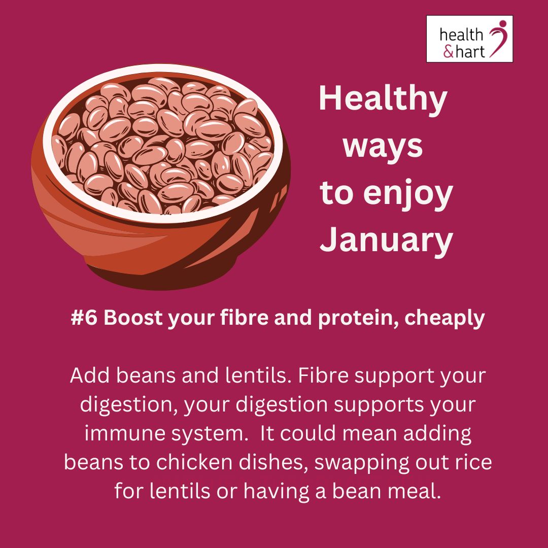 Fibre feeds the microbiome, and protein repairs tissues â together they support digestion, immunity, and hormone balance. Simple swaps like lentils for rice or beans in meals are cost-effective ways to optimise nutrition without overcomplicating cooking.
Some people find beans and lentils hard to digest, try really well cooked red lentils (and wash them well before cooking) or butter beans as a start.
#HealthyEating #PlantPower #DigestiveHealth #NutritionMatters