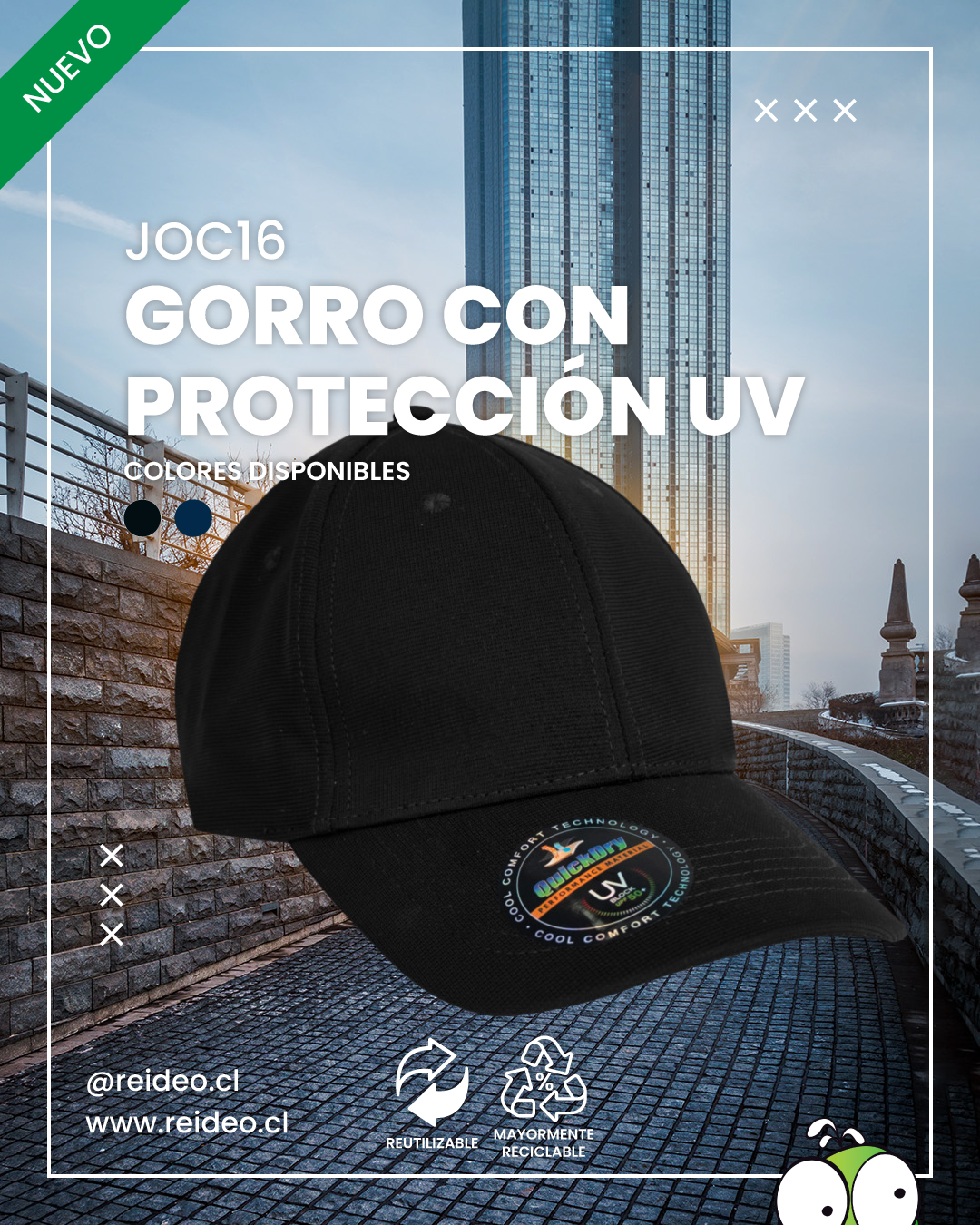 "GORRO CON PROTECCIÓN UV. DISFRUTA DEL VERANO CUIDÁNDOTE" ☀️😎🧢
👉Talla: Única adulto
👉Material: Poliéster
👉UV UPF 50+
En nuestra web podrán encontrar catálogos con la temática más importante del rubro promocional. WWW.REIDEO.CL 👈
📱+56947547994
🌐 ventas@reideo.cl
✉️ ventas2@reideowebler.com
#gorro #uv #merchandisingchile #merchandisingempresarial #regalospublicitarioschile #regalospublicitarios #empresas #santiago #chile #conlogo #regalo #lapicespersonalizados #lapicesconlogo #lapicespublicitarios #reutilizable #freebpa
