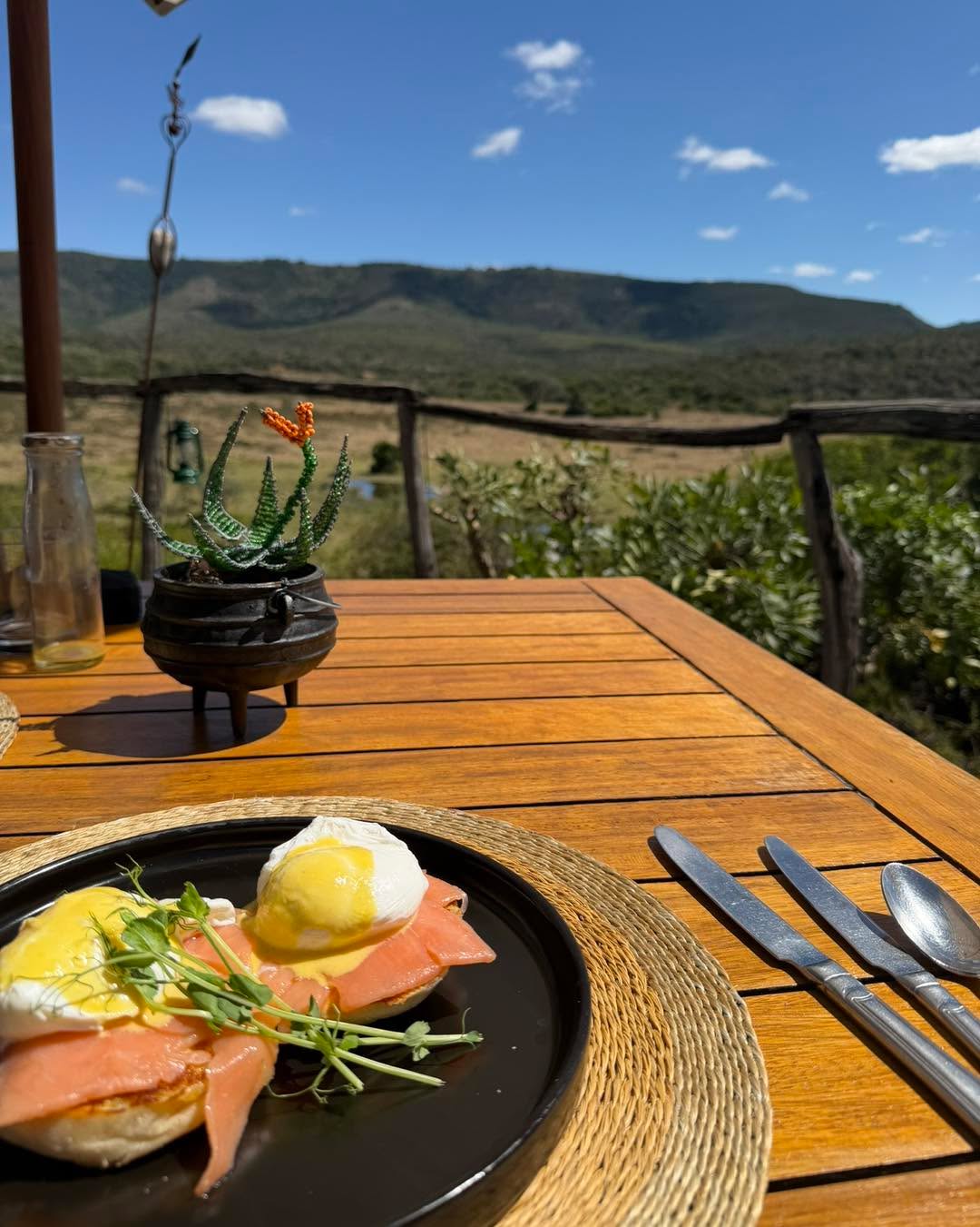 Breakfast with a view…full client review to follow soon 🇿🇦