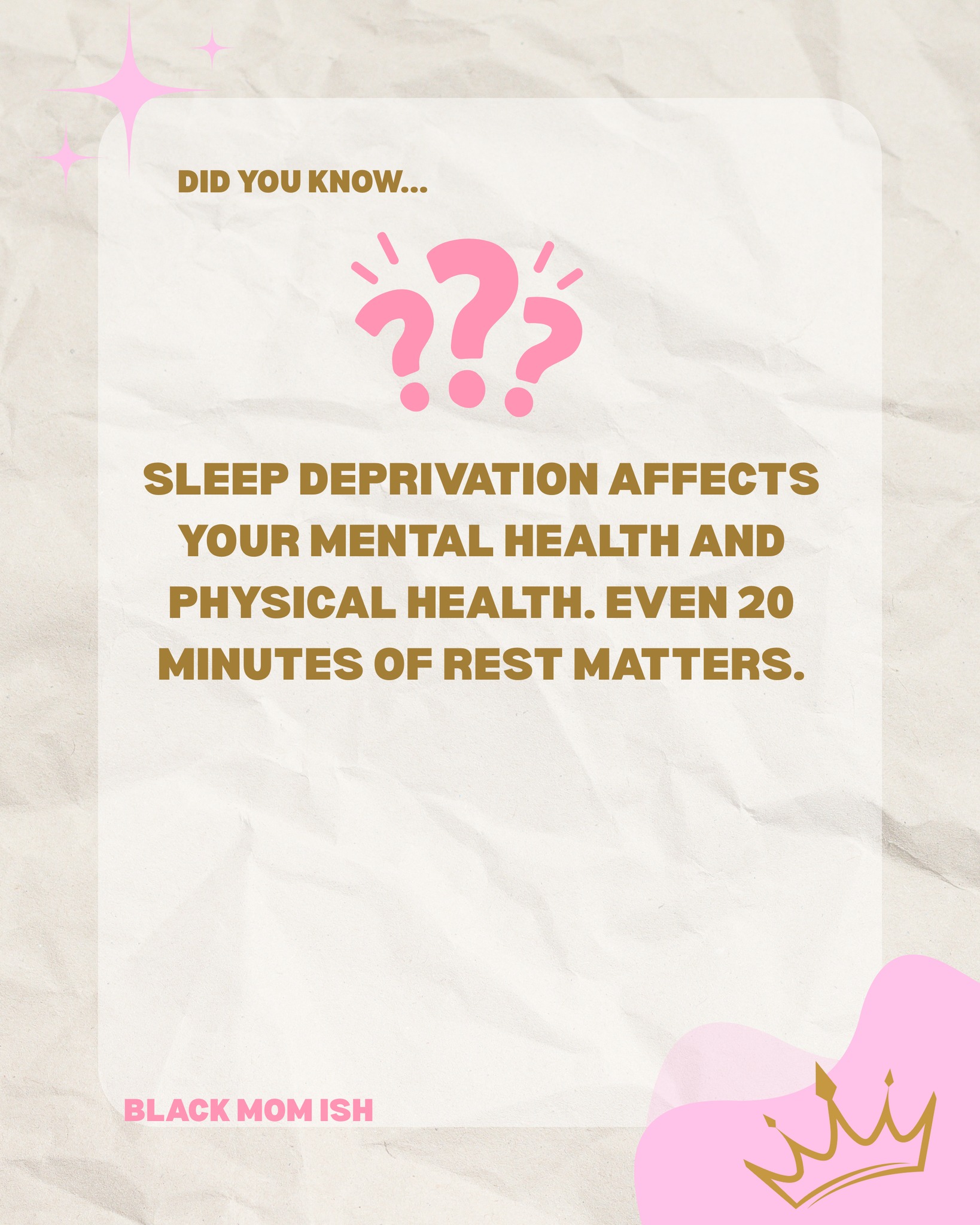 sis you have to get some sleep. We don't have time for hospital visits due to lack of proper rest. What is your bedtime routine? Share it below