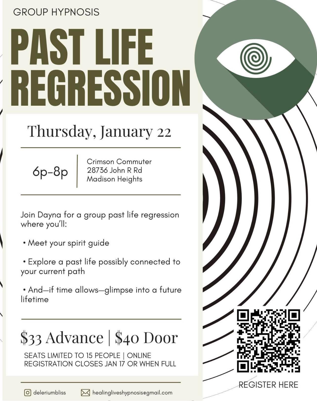 Only a few spots remain. Sign up this week to secure your spot✨🙏🏻
https://calendly.com/healingliveshypnosis/2026-group-hypnosis-crimson-commuter