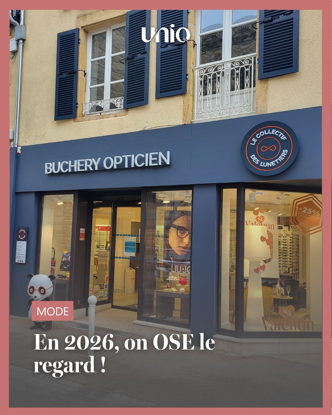 👓 En 2026, on OSE le regard !
Chez Buchery Opticien, les lunettes deviennent une déclaration de style : élégance écaille, couleurs vitaminées ou transparence lumineuse… trois tendances pour affirmer son style et démarrer l’année du bon œil 😍
📍À découvrir dans votre magazine local et en boutique à Digoin.