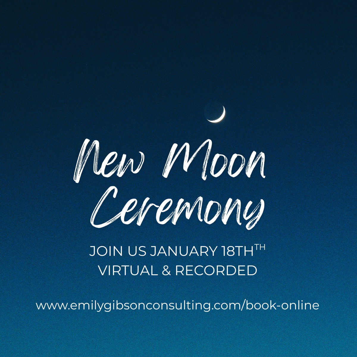 After such a beautiful new moon ceremony in November, my intuition has been loudly prompting me to offer another public ceremony next weekend Sunday Jan. 18th - so here it goes! As it's a little last minute, I won't be reminding you a bunch to sign up. So just take this as sign to sign up now. :)
Comment: ACTIVATE and I'll DM you the link to register.
The New Moon in Capricorn is the first new moon in 2026. This new moon invites us to write our new story. After the shedding and healing in 2025, we're stepping into 2026 activating our new timeline - the new life that we are magnetizing.
During this ceremony we will:
- ground into the body, clear our energy and regulate the nervous system to create space for new beginnings
- receive collective intuitive guidance for how to best move forward in this new beginning
- hone our new vision for the future and connect with our unconscious wisdom to awaken our inner power in a guided meditation practice
Facilitated live over Zoom. Recording will be shared with those cannot attend live.
Sunday Jan. 18th at 8:30pm PST (bring your coffee & brekkie - we'll be starting the day off in a good way!)
$22 CAD + GST
#newmoon #newmoonceremony #manifesting #ritual #powerofintention #capricorn
