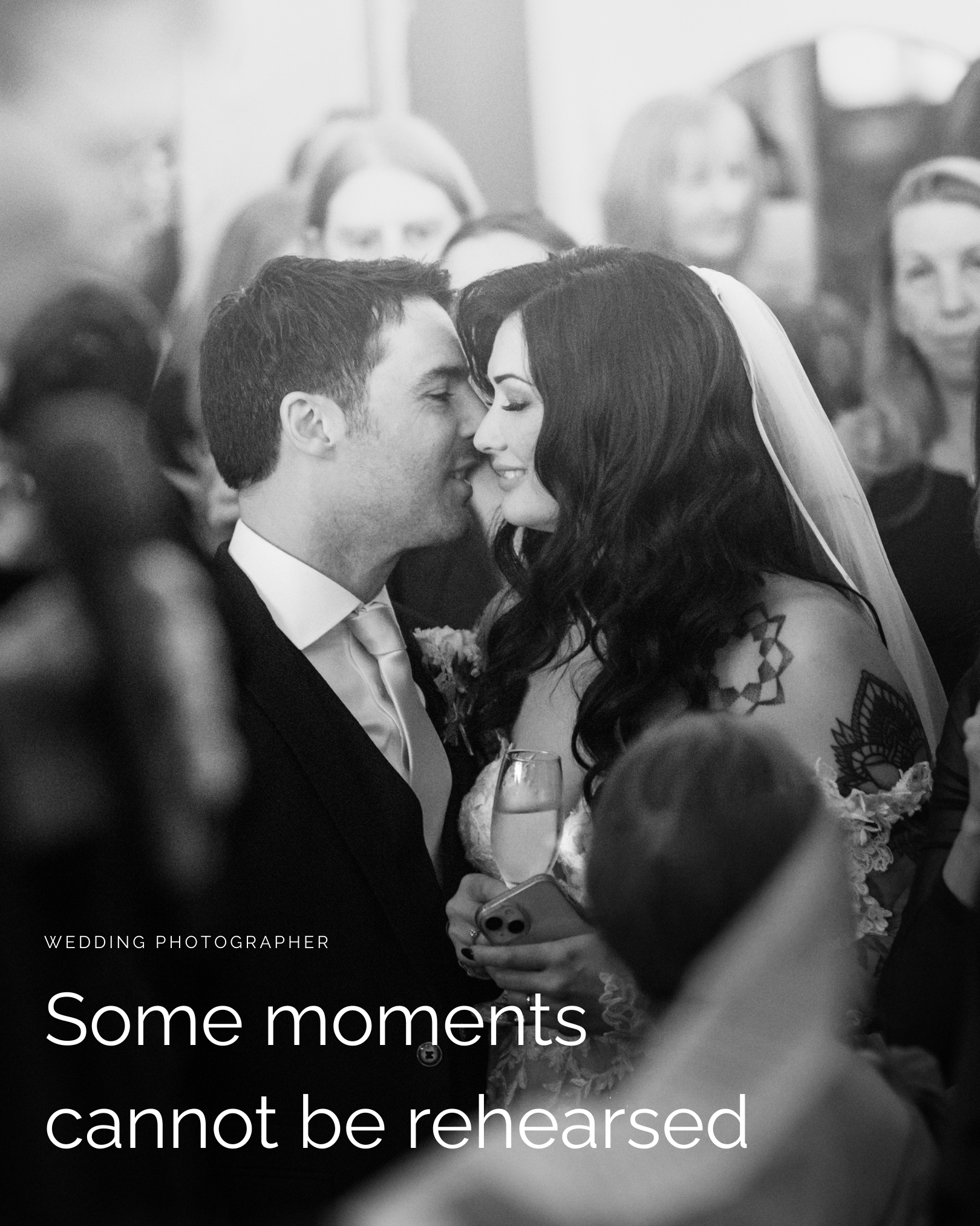 The best moments are usually the ones no one schedules.
A glance, a quiet laugh, or a pause in the middle of everything else.
Wedding photography is about watching carefully and responding in the moment, not directing every second.
I am a wedding photographer based in Portishead, Bristol, photographing weddings across the South West.
If you would like to talk about your plans, you are welcome to get in touch.