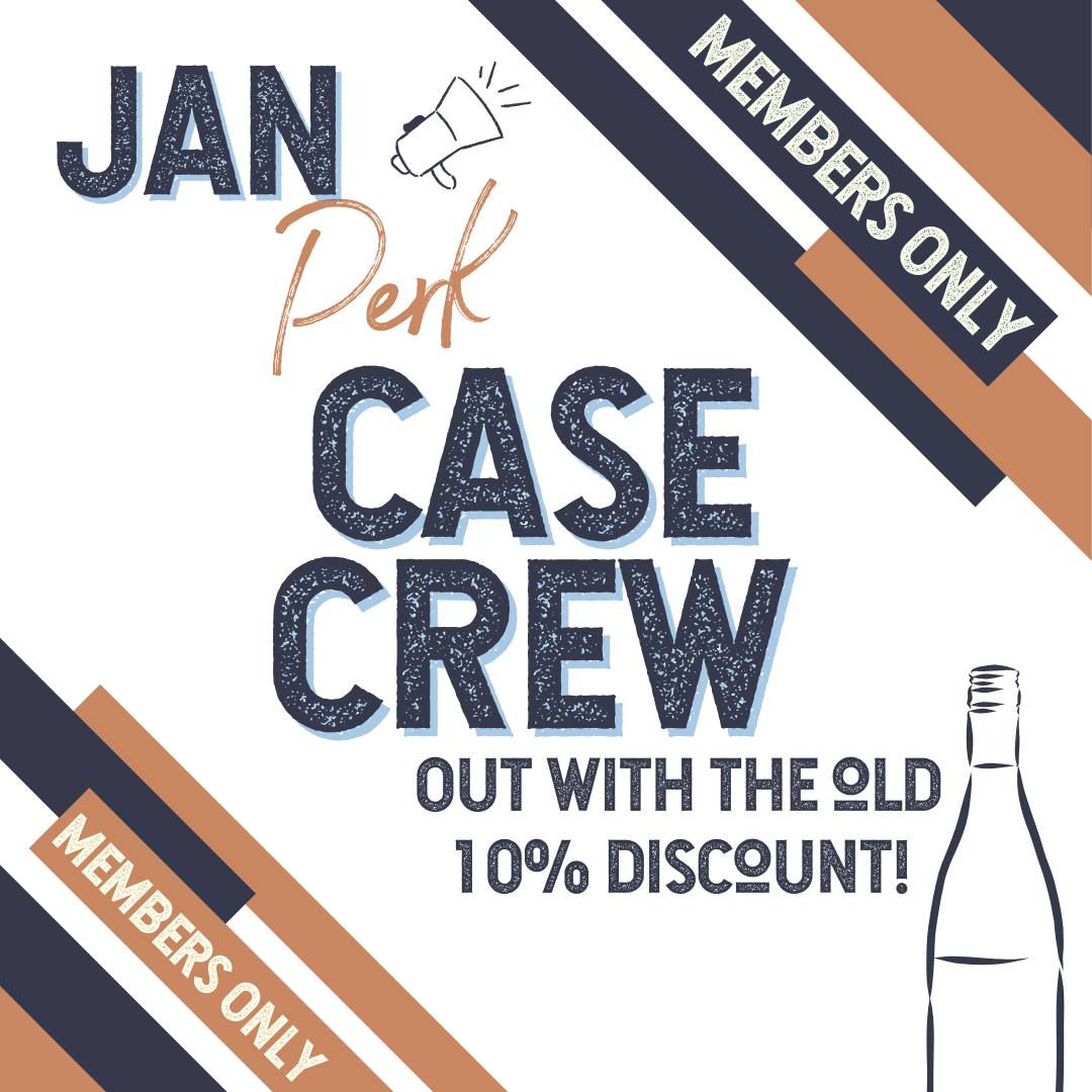 We are LATE this month, but every month our members get to enjoy a special perk in our tasting room and store. This month, we are excited to get the new year rolling! Help us celebrate the new year by working through our older vintages. Case Crew members during January can get an extra 10% OFF any vintage bottles from 2023 or earlier! This includes our flat and Bubble La Crescent, Niagara and Rose wines!
If you do not know about Case Crew, find out more at flaghill.com/casecrew